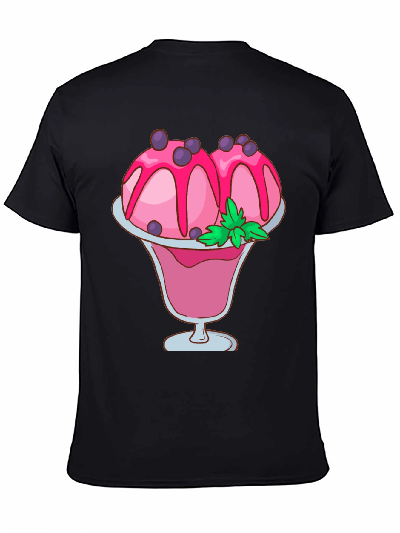Ice Cream Sundae Graphic Tee - Sweet Treat Shirt
