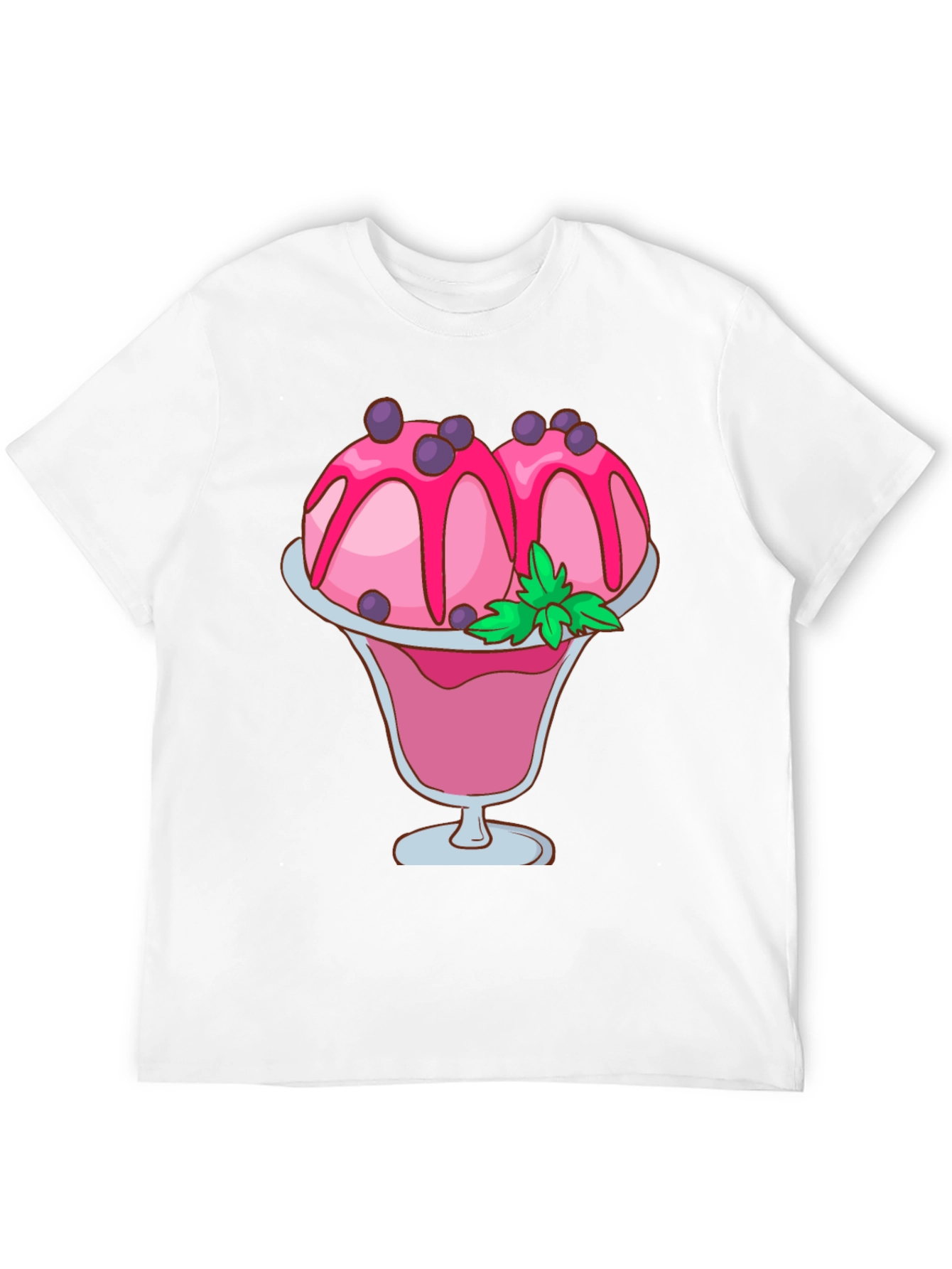Ice Cream Sundae Graphic Tee - Sweet Treat Shirt