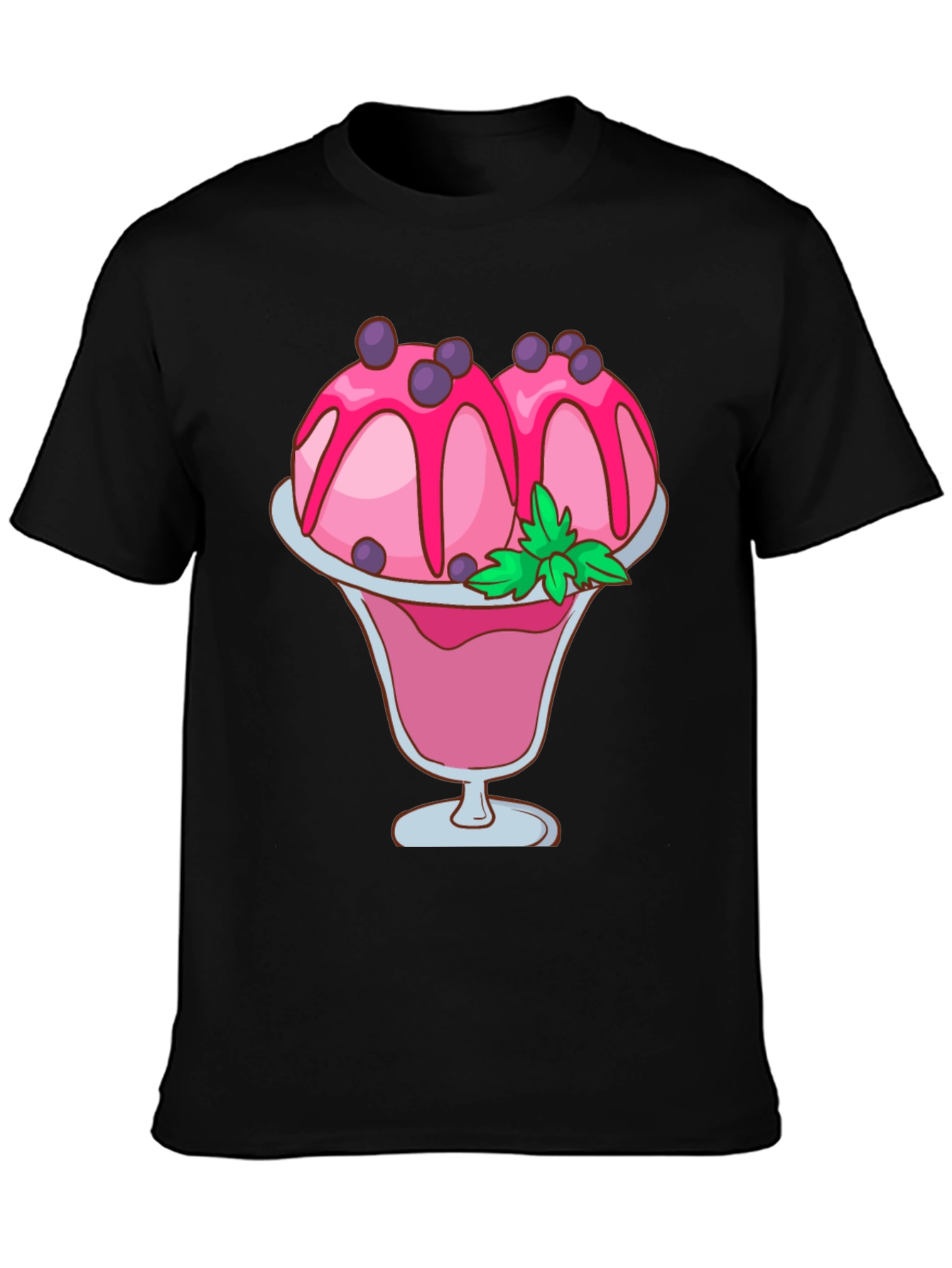 Ice Cream Sundae Graphic Tee - Sweet Treat Shirt