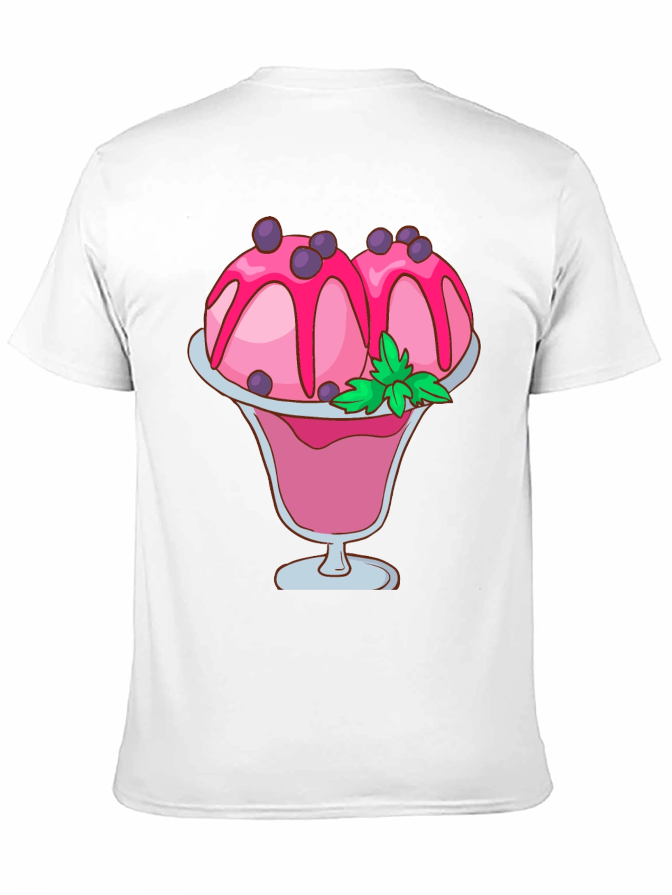 Ice Cream Sundae Graphic Tee - Sweet Treat Shirt