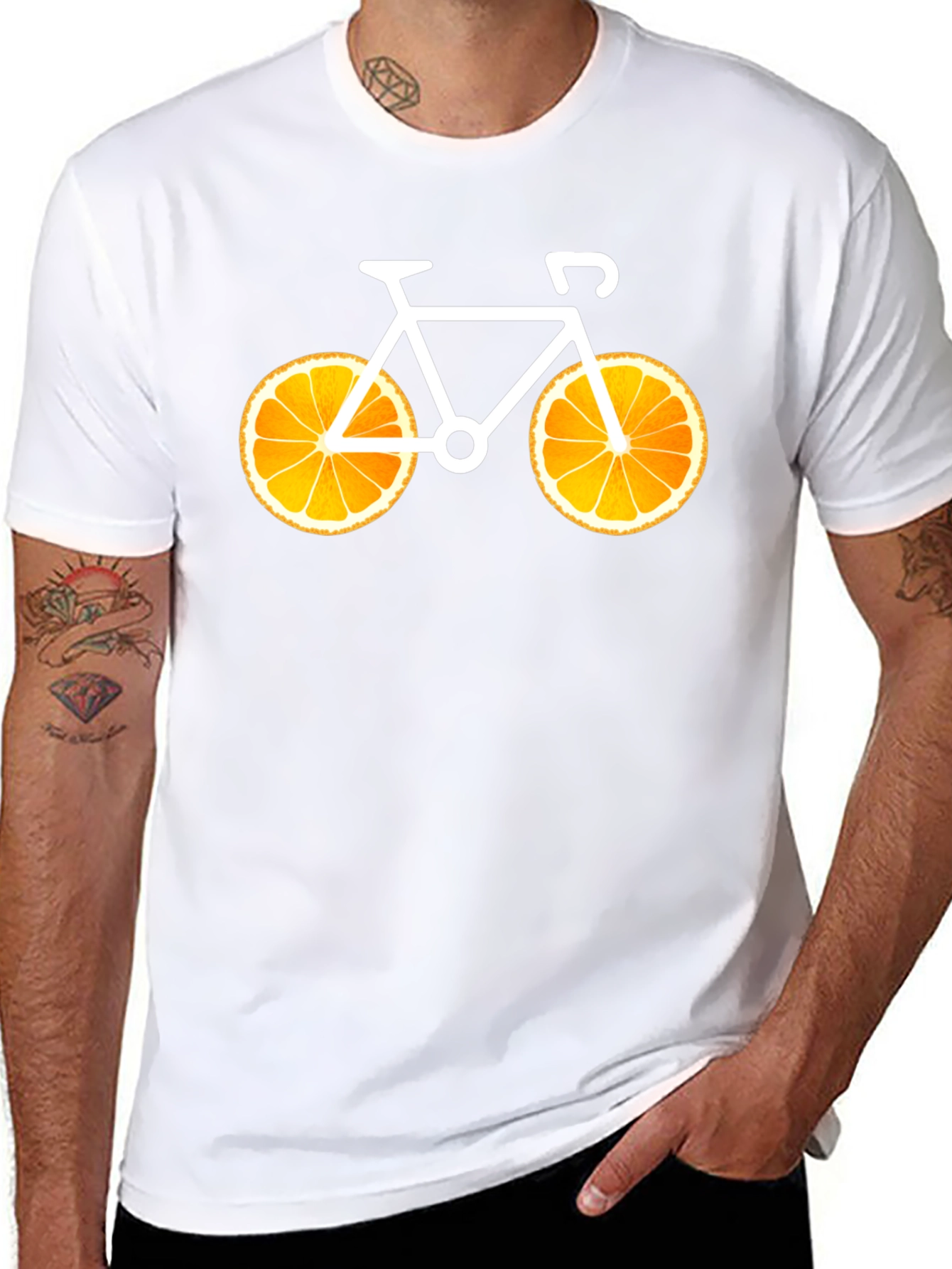 Orange You Glad Youre Cycling Tee