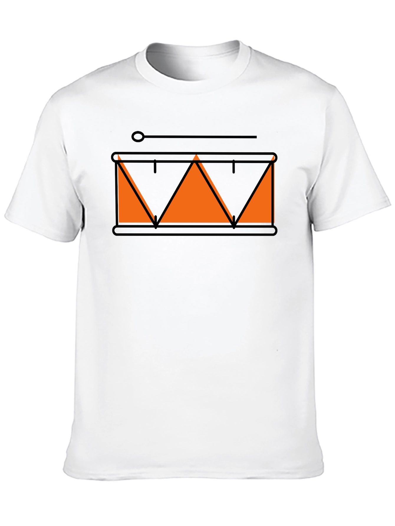 Drum Graphic Tee - Stylish Musician Shirt