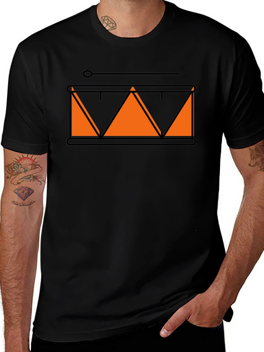 Drum Graphic Tee - Stylish Musician Shirt