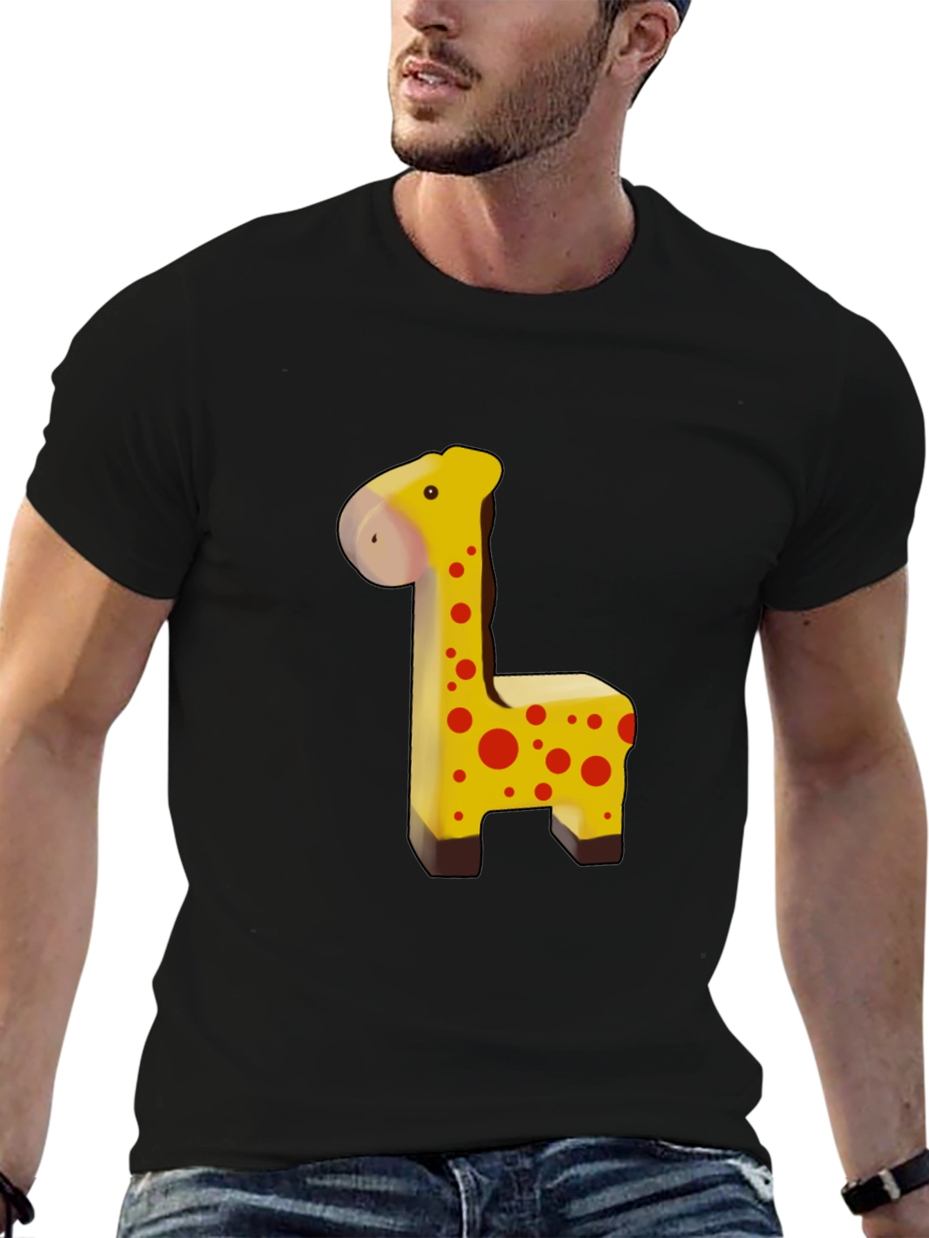 Giraffe Graphic Tee - Unique Design
