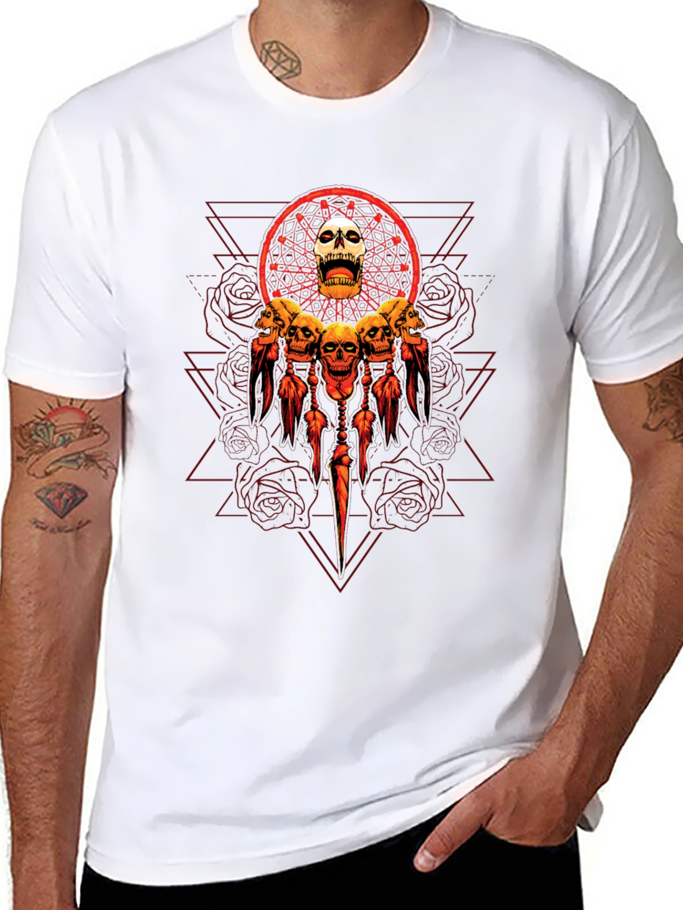 Skull Dreamcatcher Graphic Tee