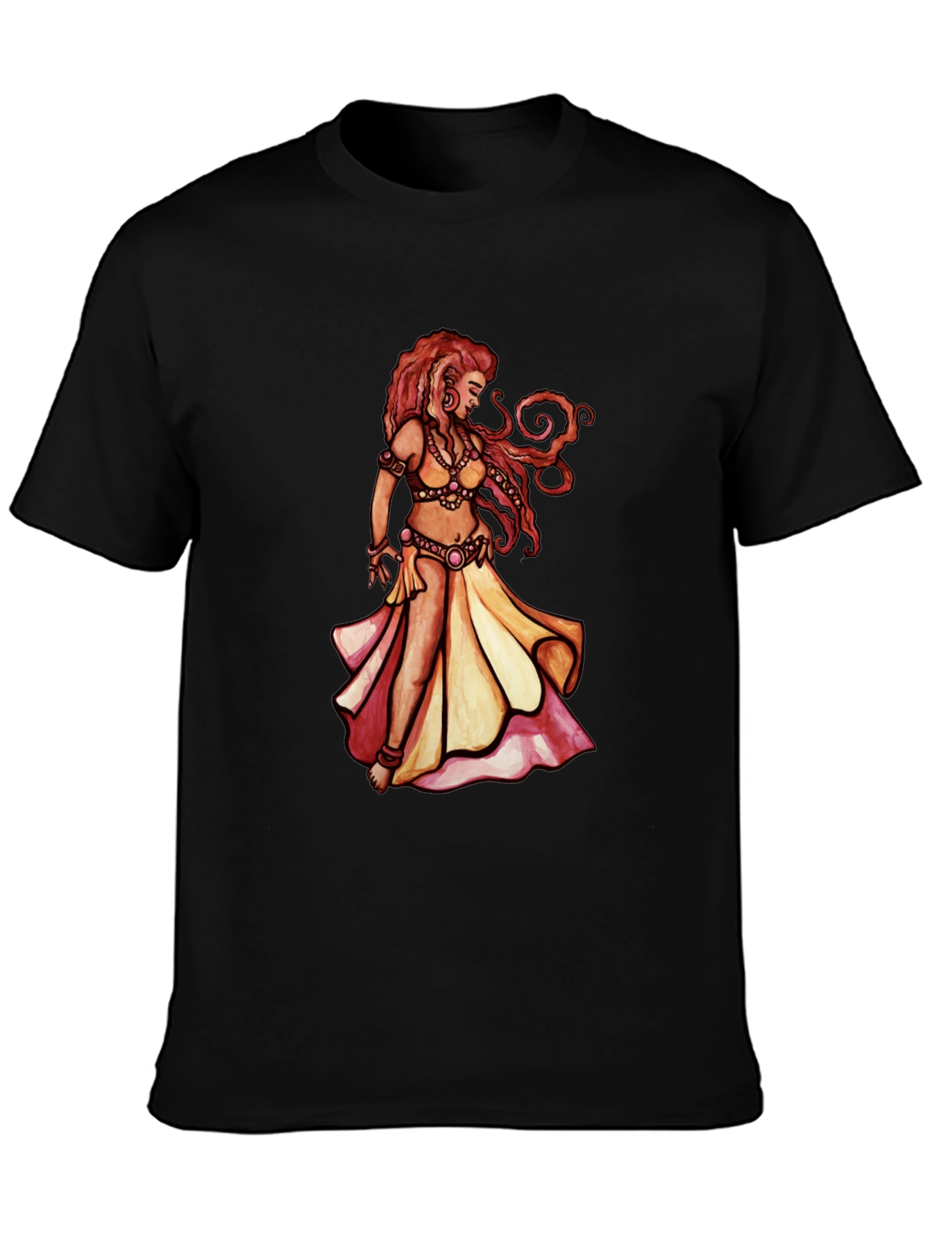 Belly Dance Art T-Shirt - Unique Graphic Tee