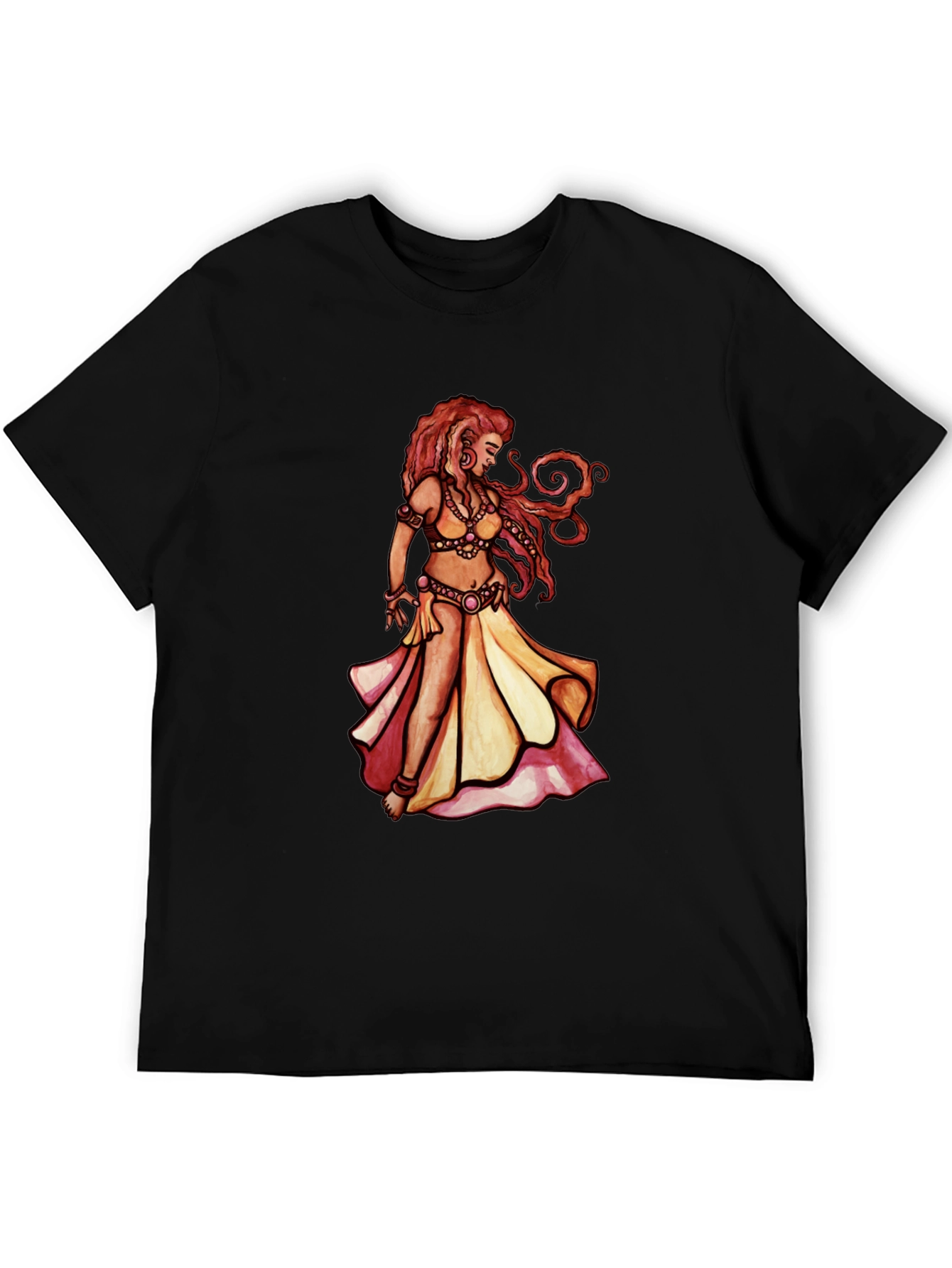 Belly Dance Art T-Shirt - Unique Graphic Tee