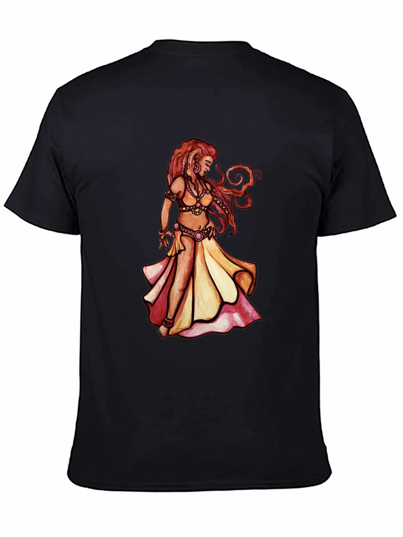 Belly Dance Art T-Shirt - Unique Graphic Tee