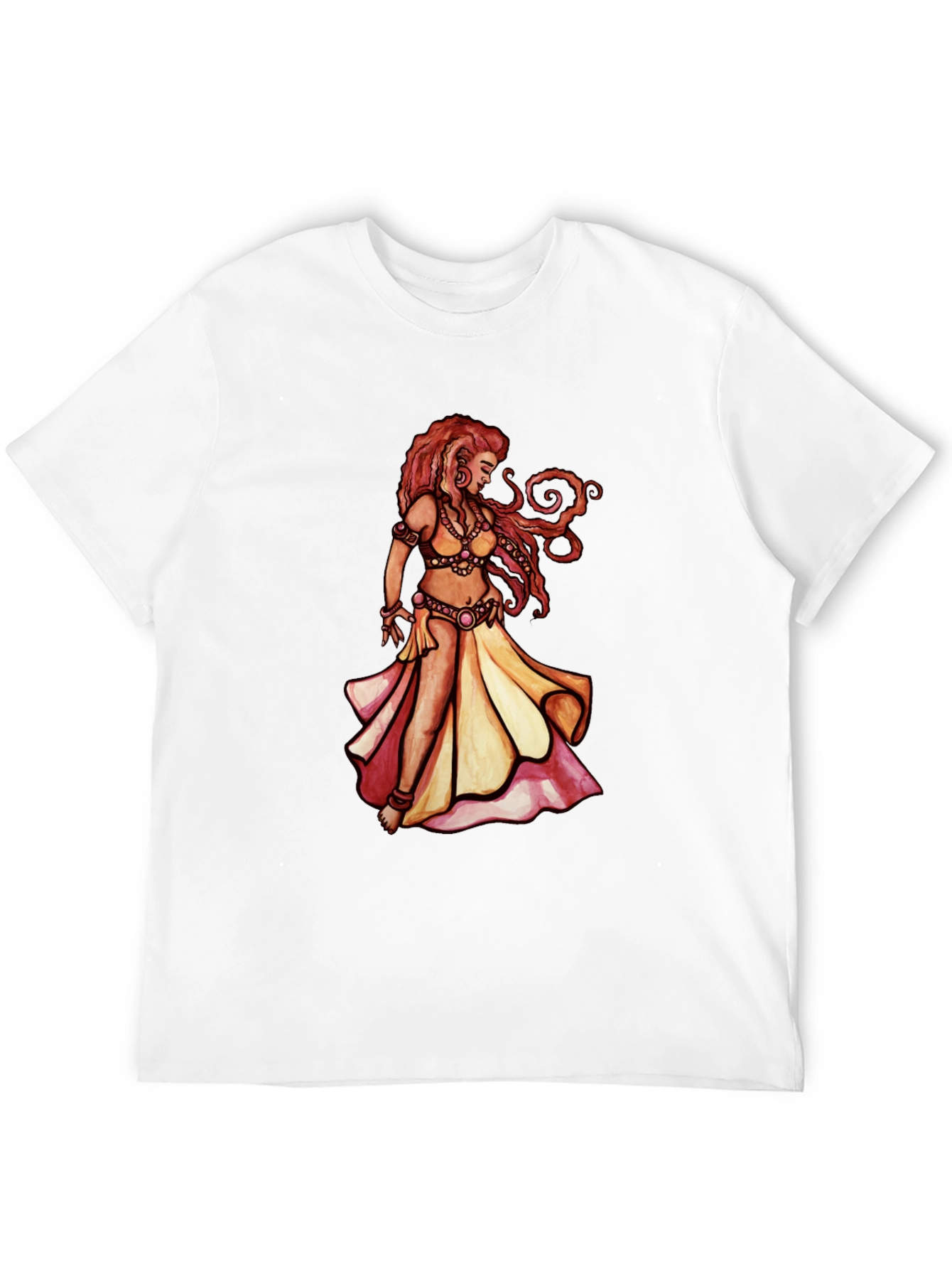Belly Dance Art T-Shirt - Unique Graphic Tee