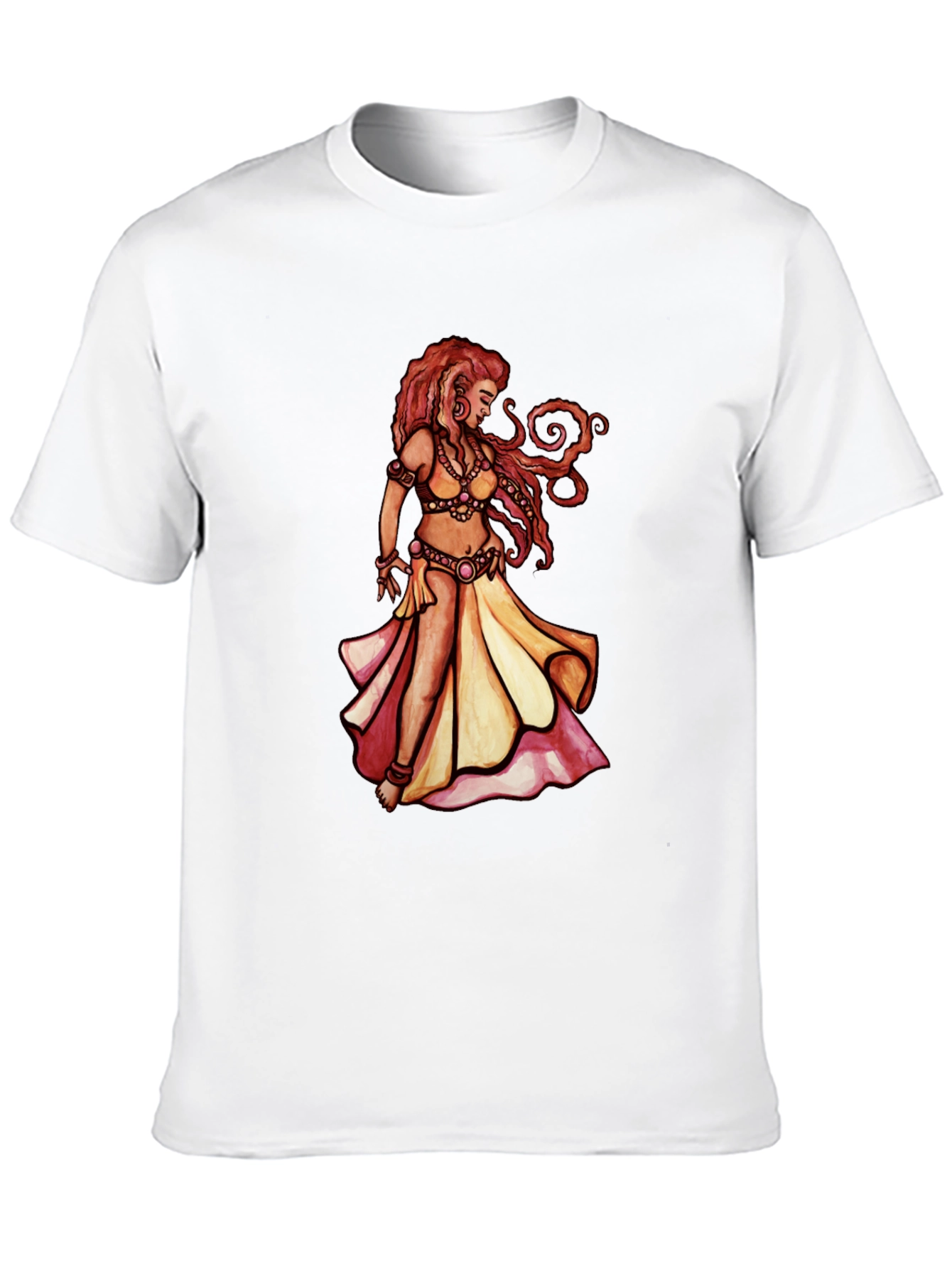 Belly Dance Art T-Shirt - Unique Graphic Tee
