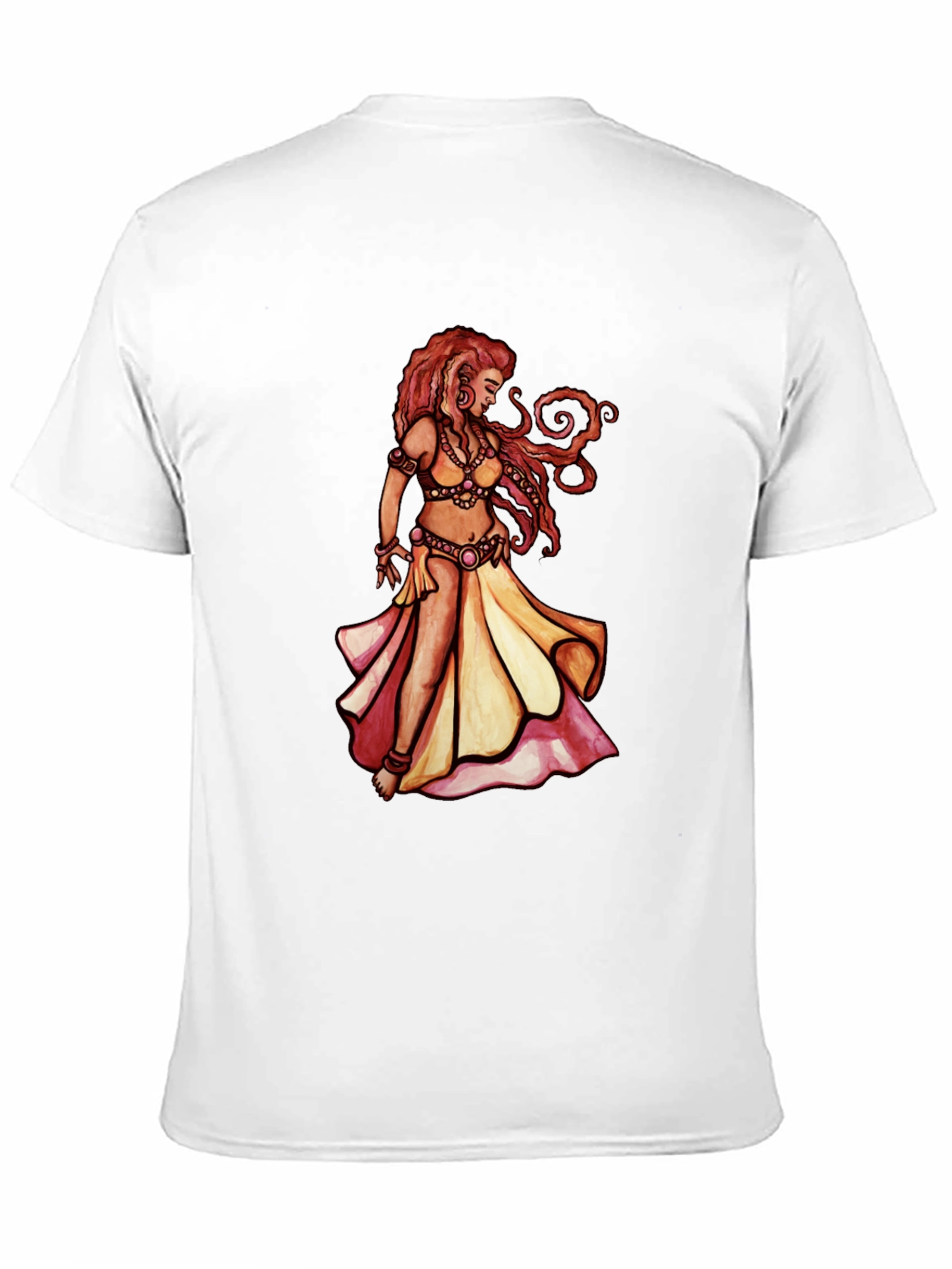 Belly Dance Art T-Shirt - Unique Graphic Tee