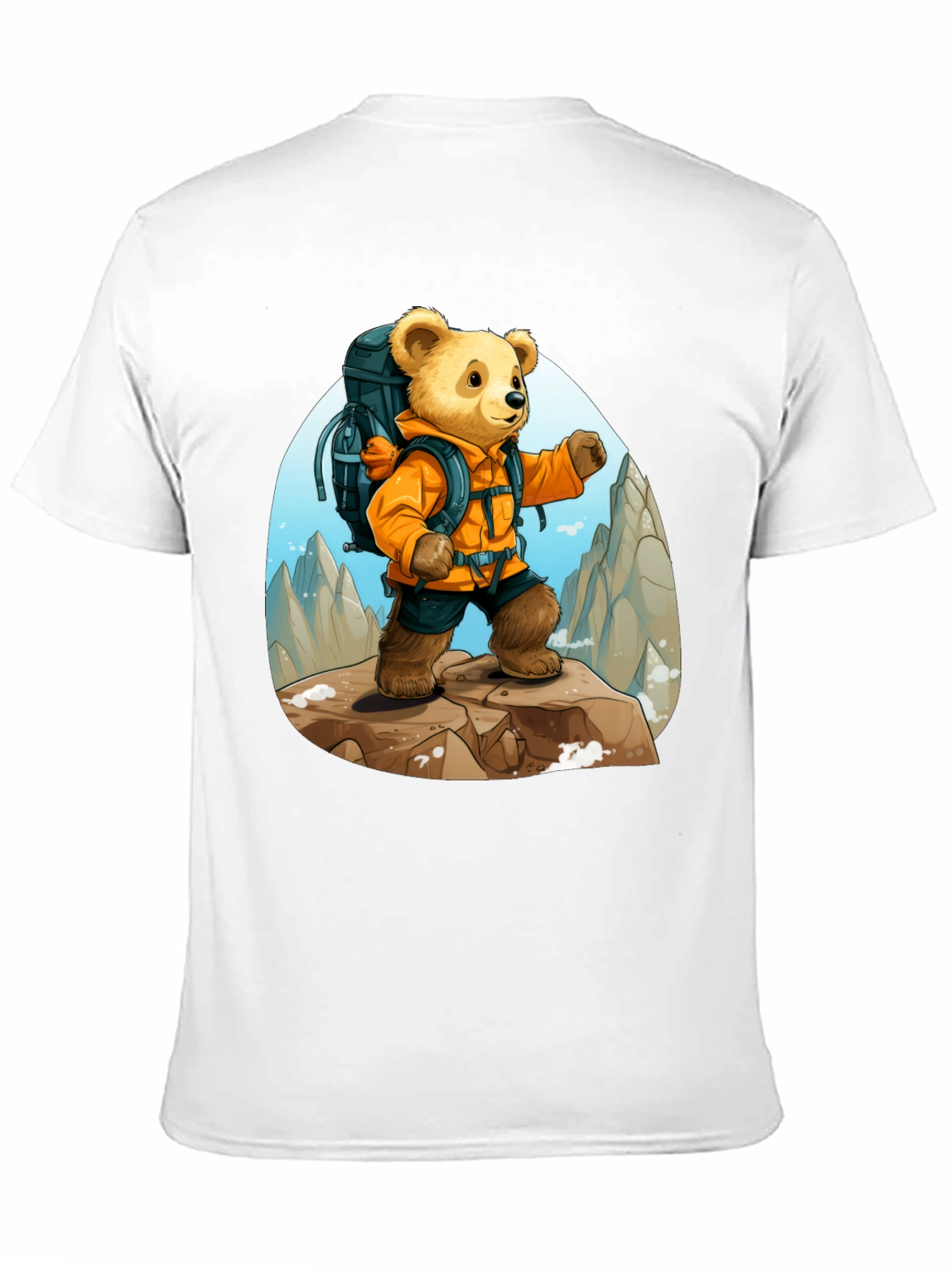 Bear Adventure T-Shirt: Cute Cartoon Design