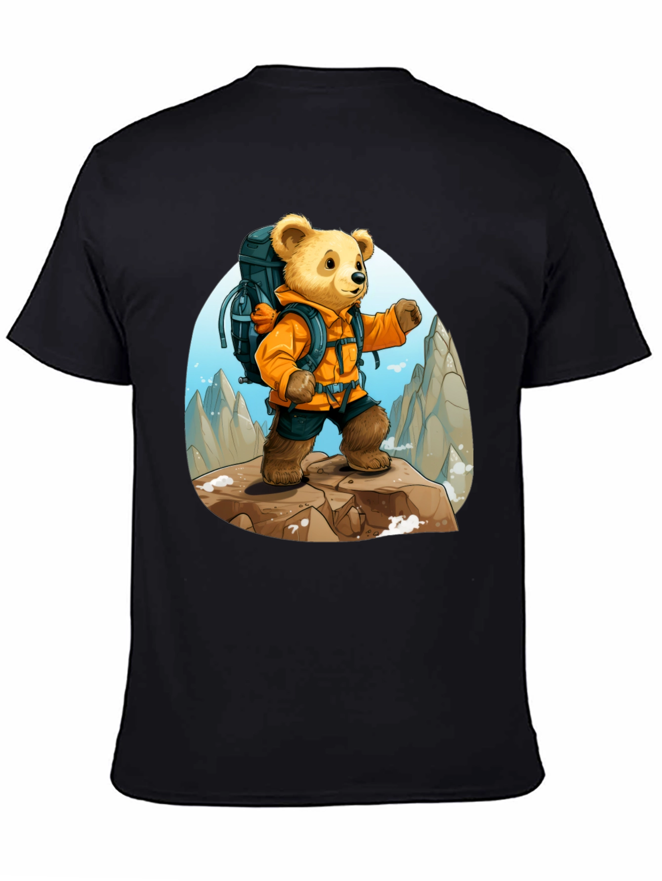 Bear Adventure T-Shirt: Cute Cartoon Design
