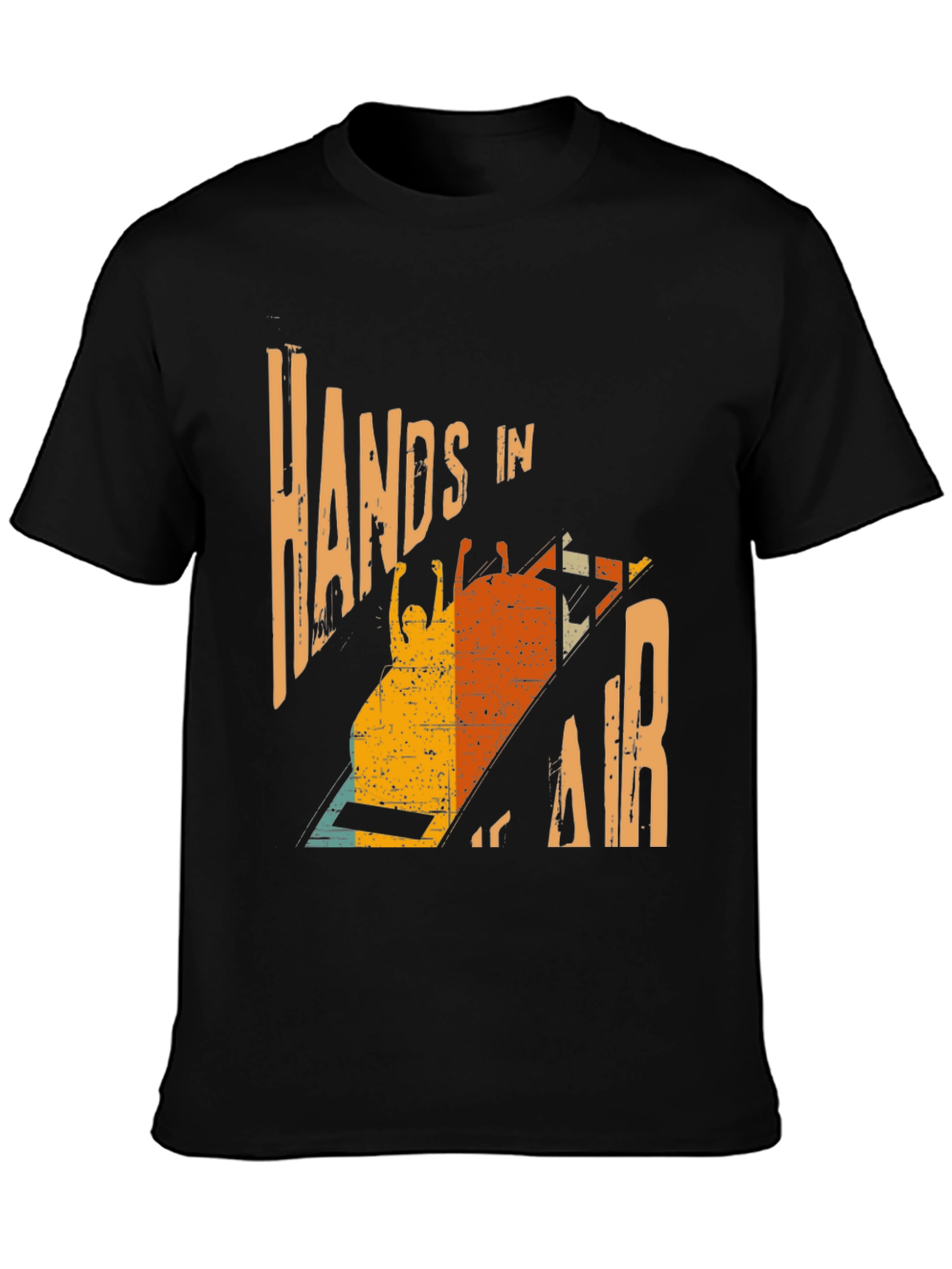 Hands in Air Retro Graphic Tee