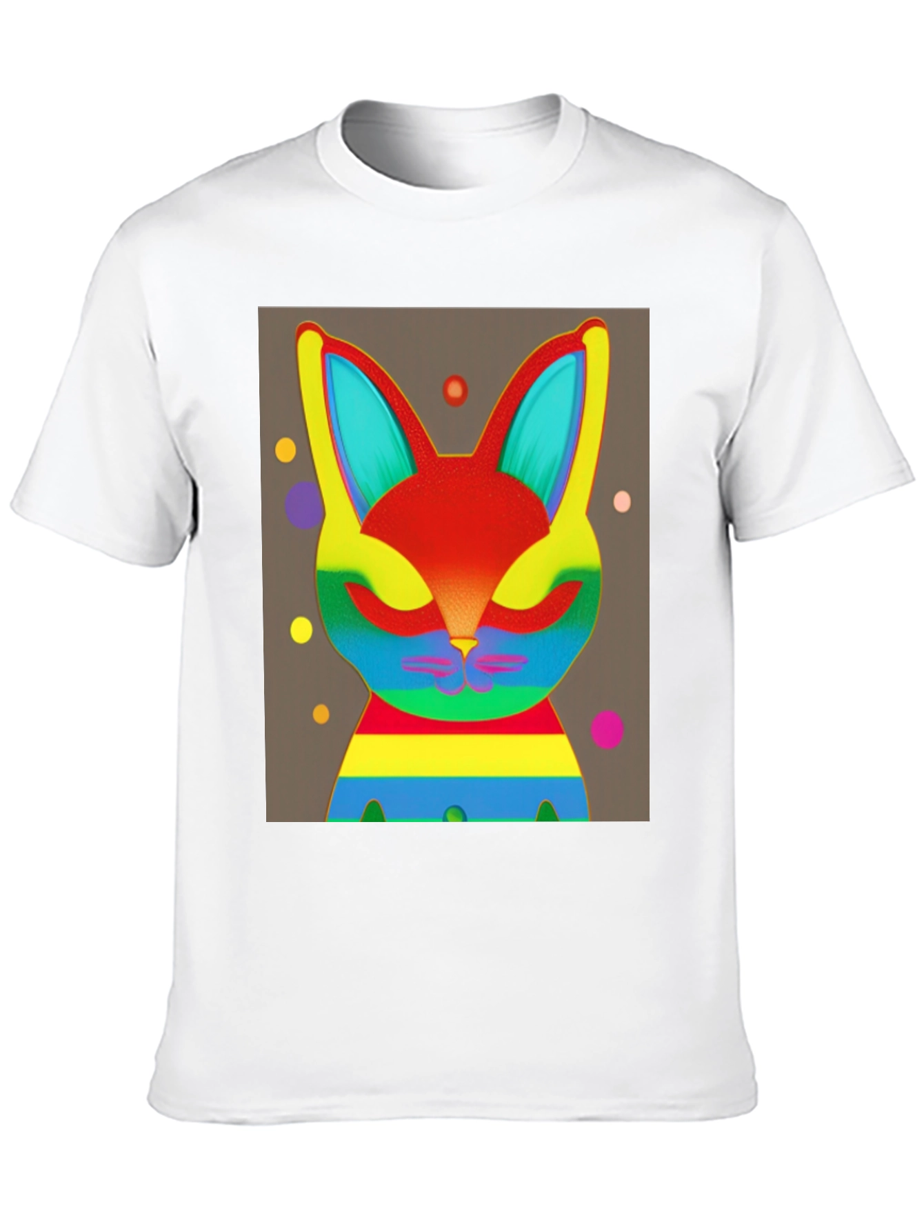 Rainbow Rabbit Graphic Tee - Unisex
