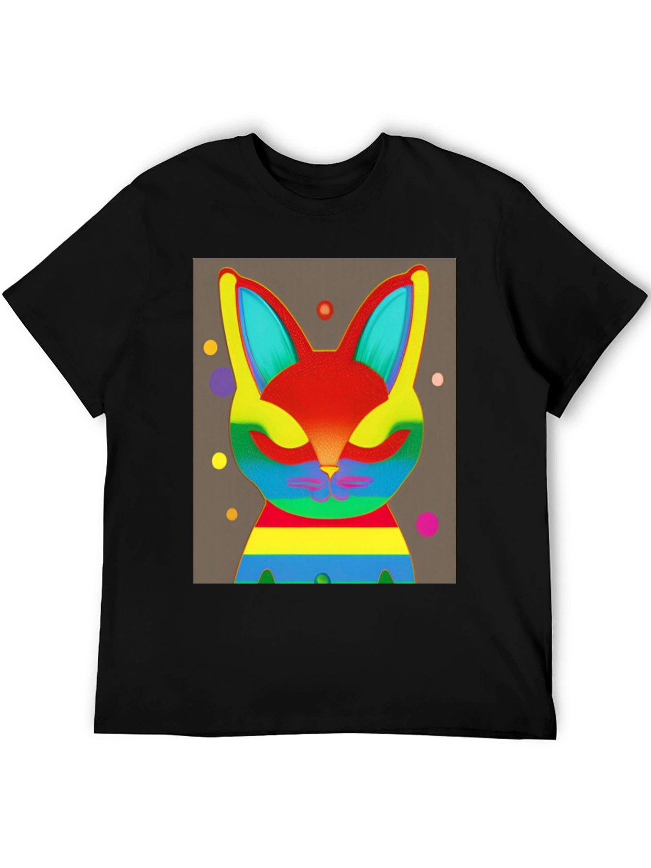 Rainbow Rabbit Graphic Tee - Unisex
