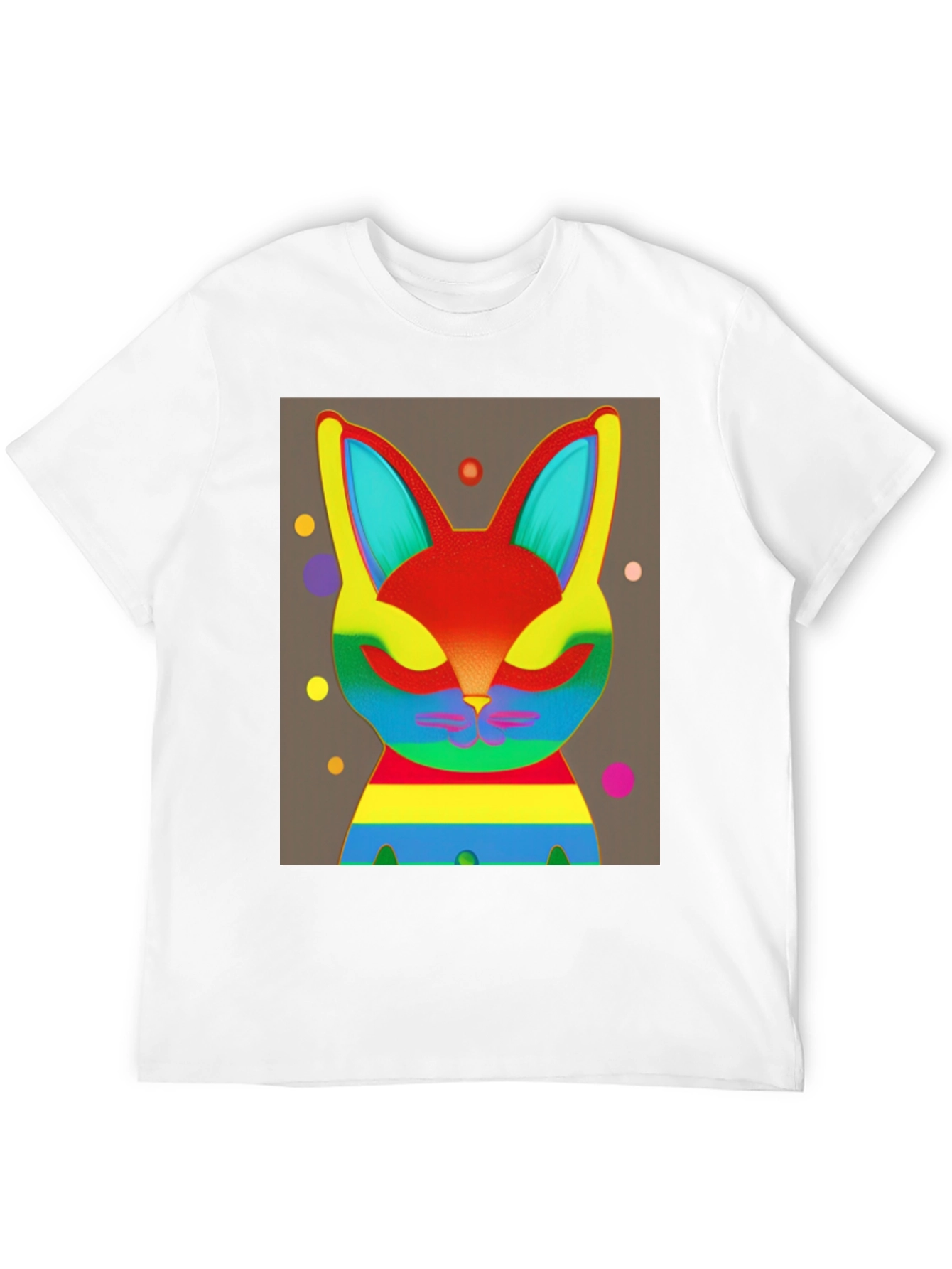 Rainbow Rabbit Graphic Tee - Unisex