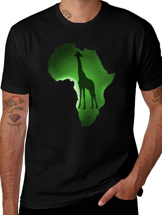 Africa Giraffe Graphic T-Shirt