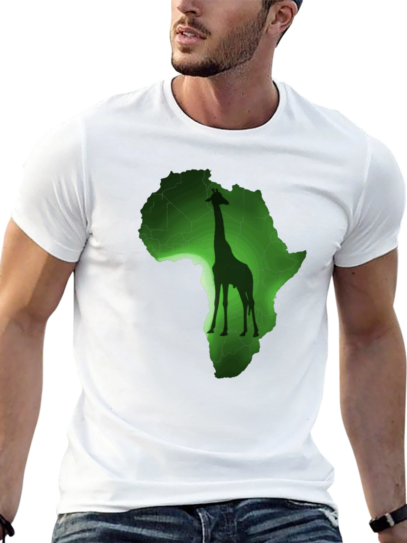 Africa Giraffe Graphic T-Shirt