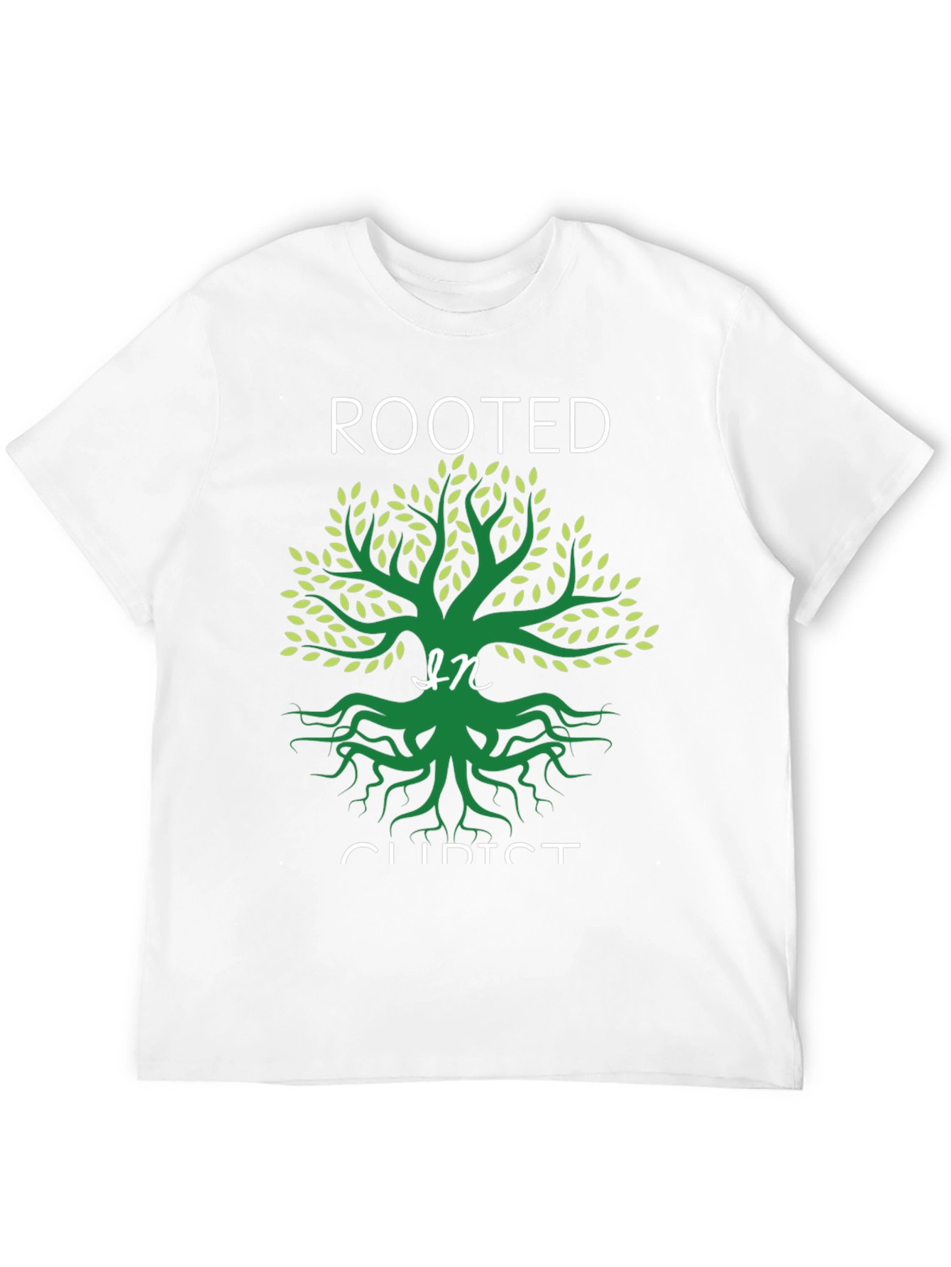 Rooted in Christ Graphic Tee - Christian T-Shirt