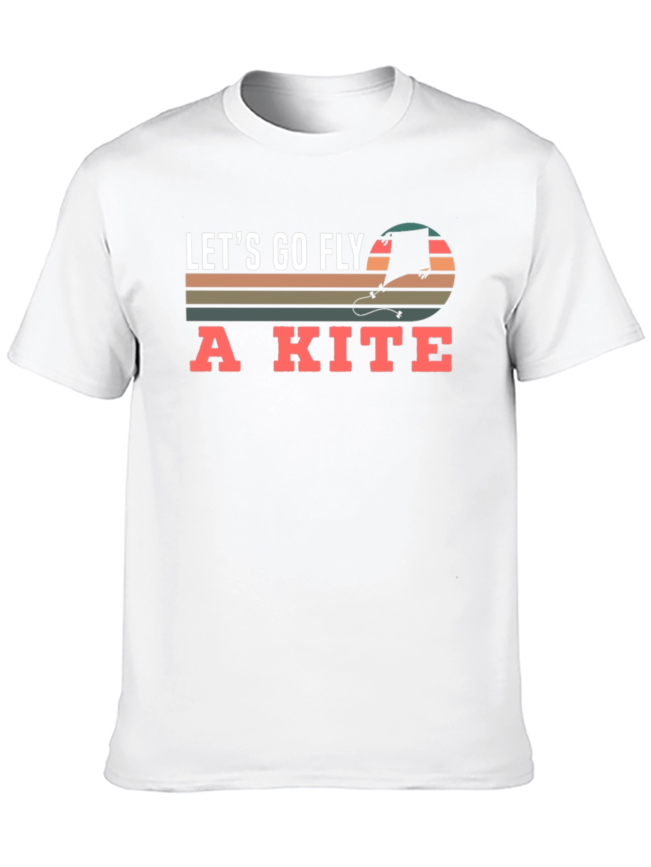 Lets Go Fly A Kite Black Tee