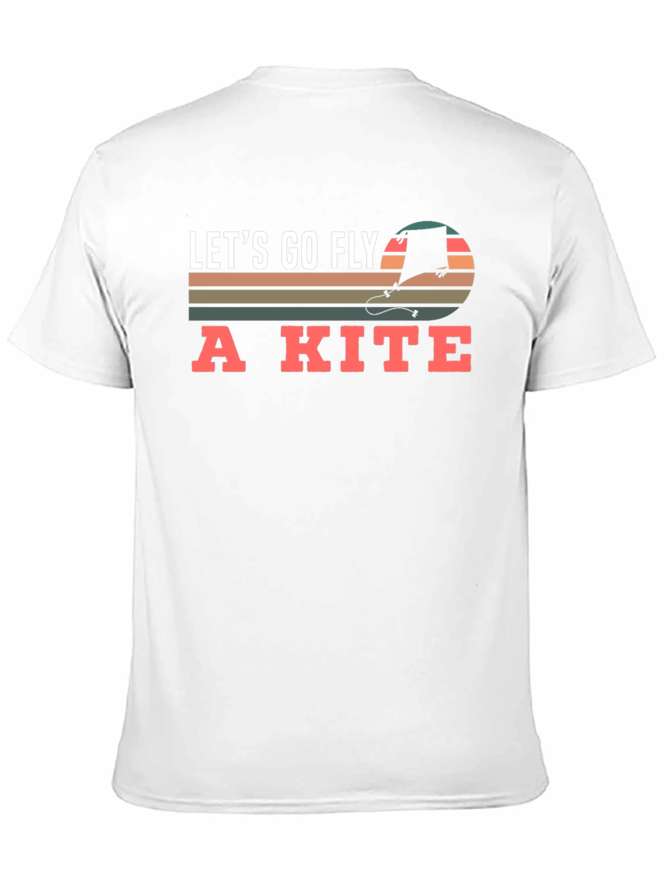 Lets Go Fly A Kite Black Tee