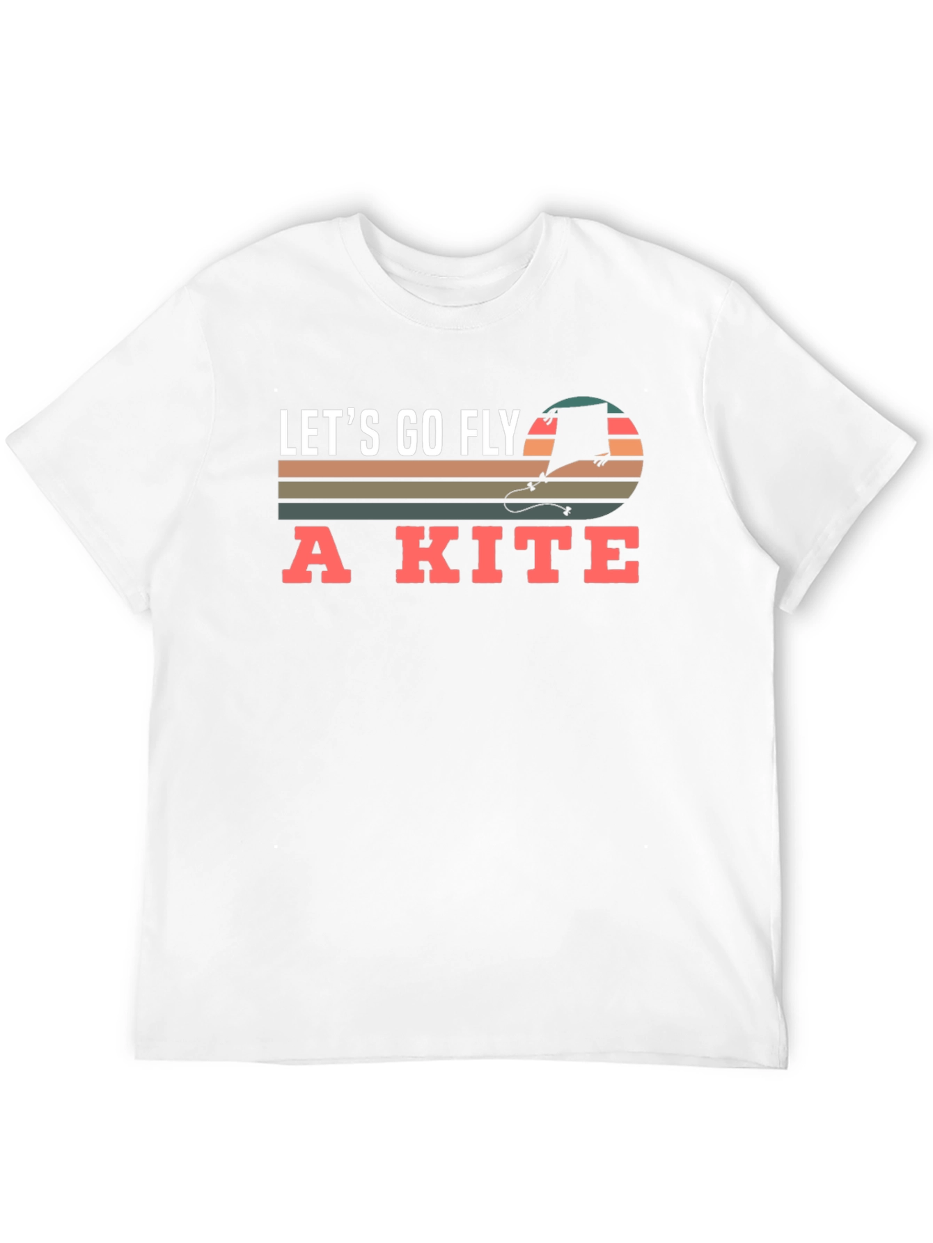 Lets Go Fly A Kite Black Tee