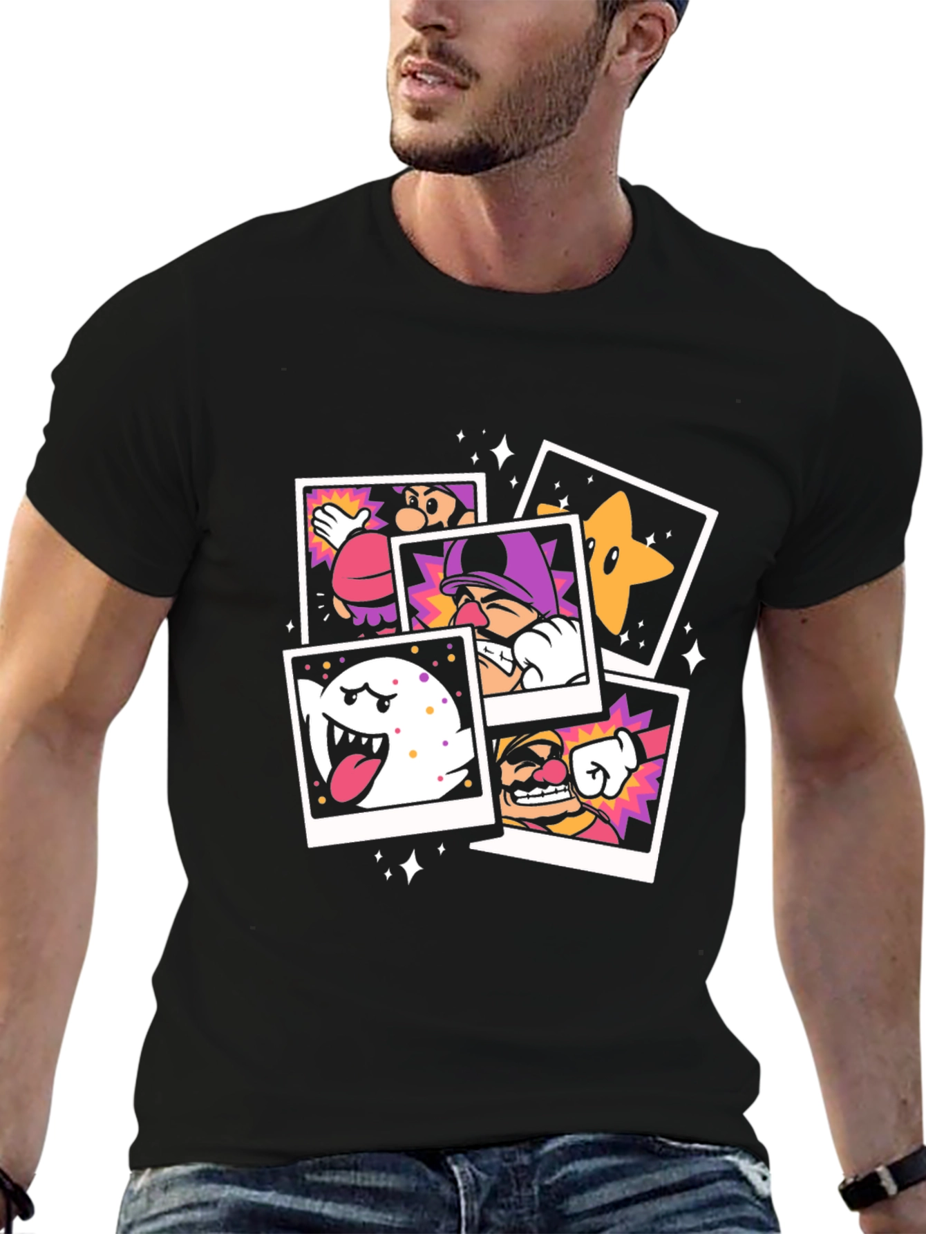 Retro Game Character Photo T-Shirt
