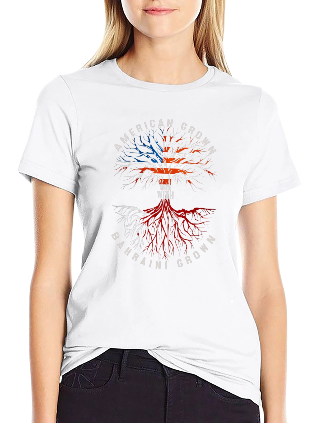 American Grown Bahraini Roots T-Shirt
