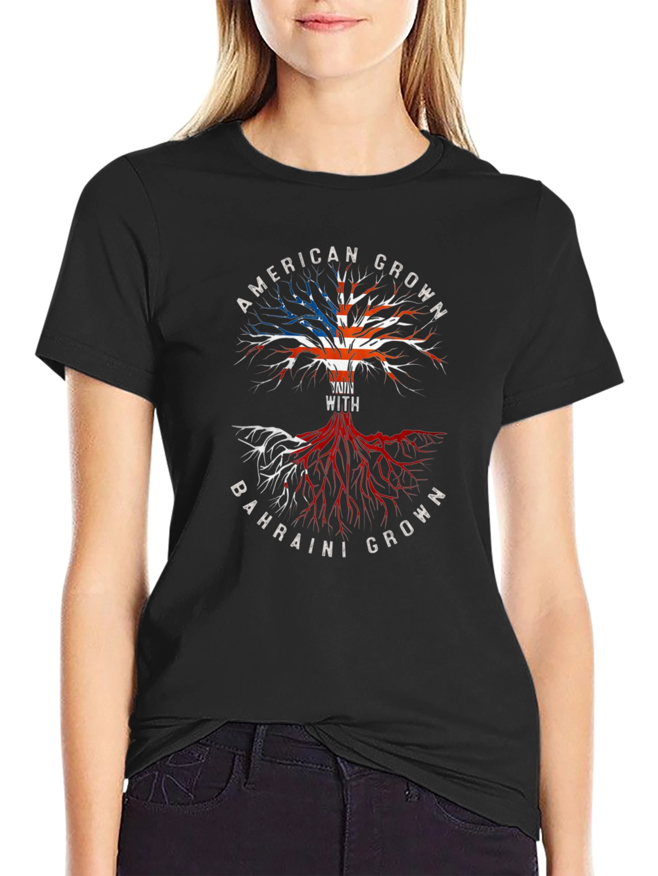 American Grown Bahraini Roots T-Shirt