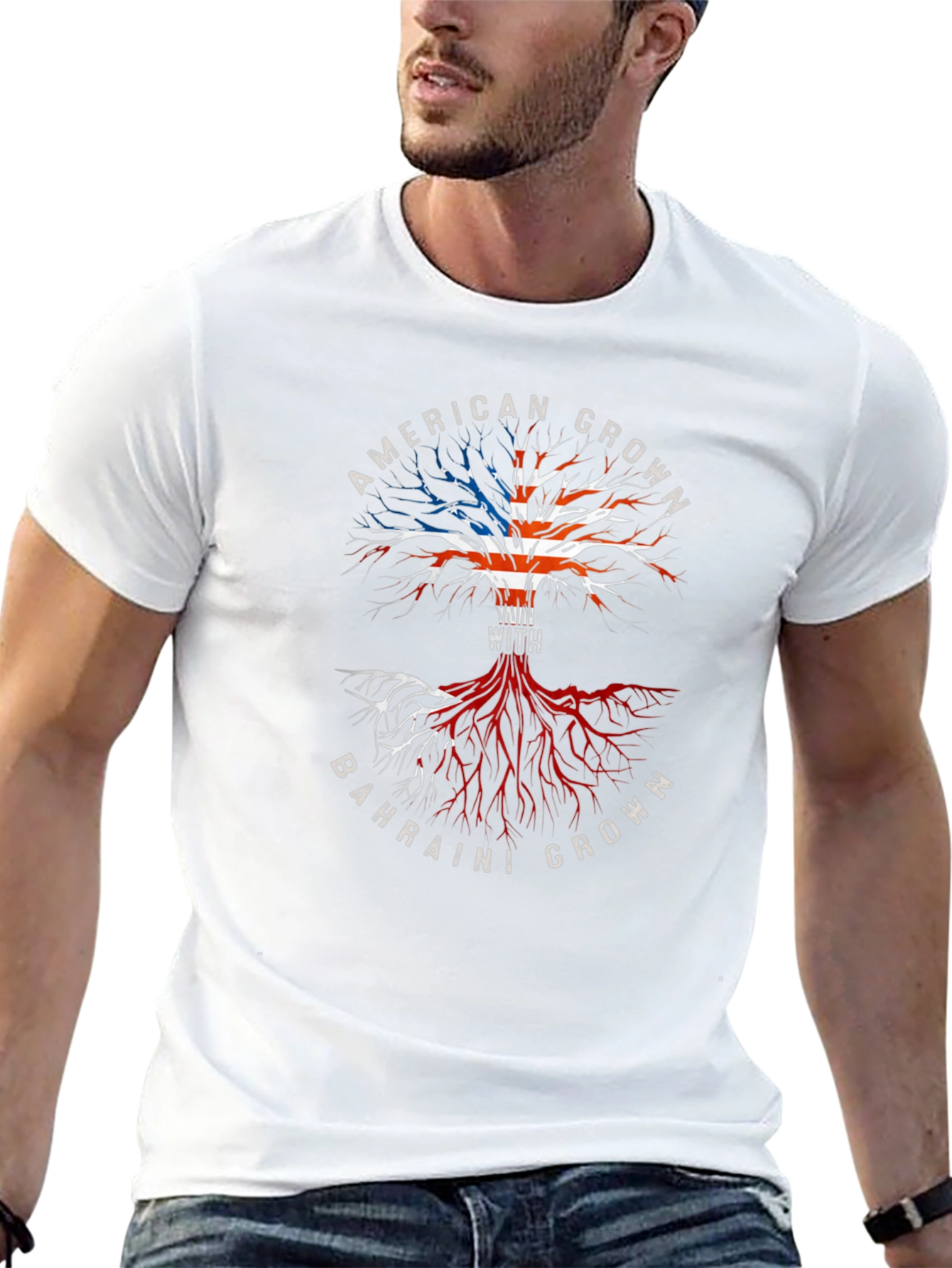 American Grown Bahraini Roots T-Shirt