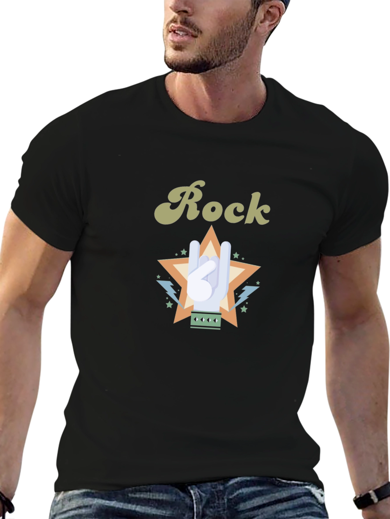 Rock On Graphic Tee - Stylish & Comfortable