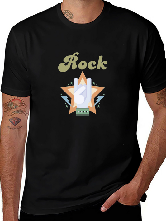Rock On Graphic Tee - Stylish & Comfortable