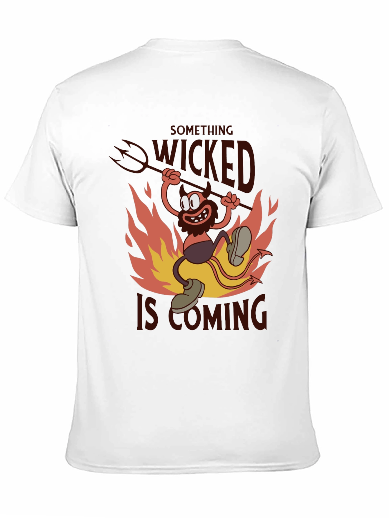 Something Wicked T-Shirt - Devil Cartoon Graphic Tee