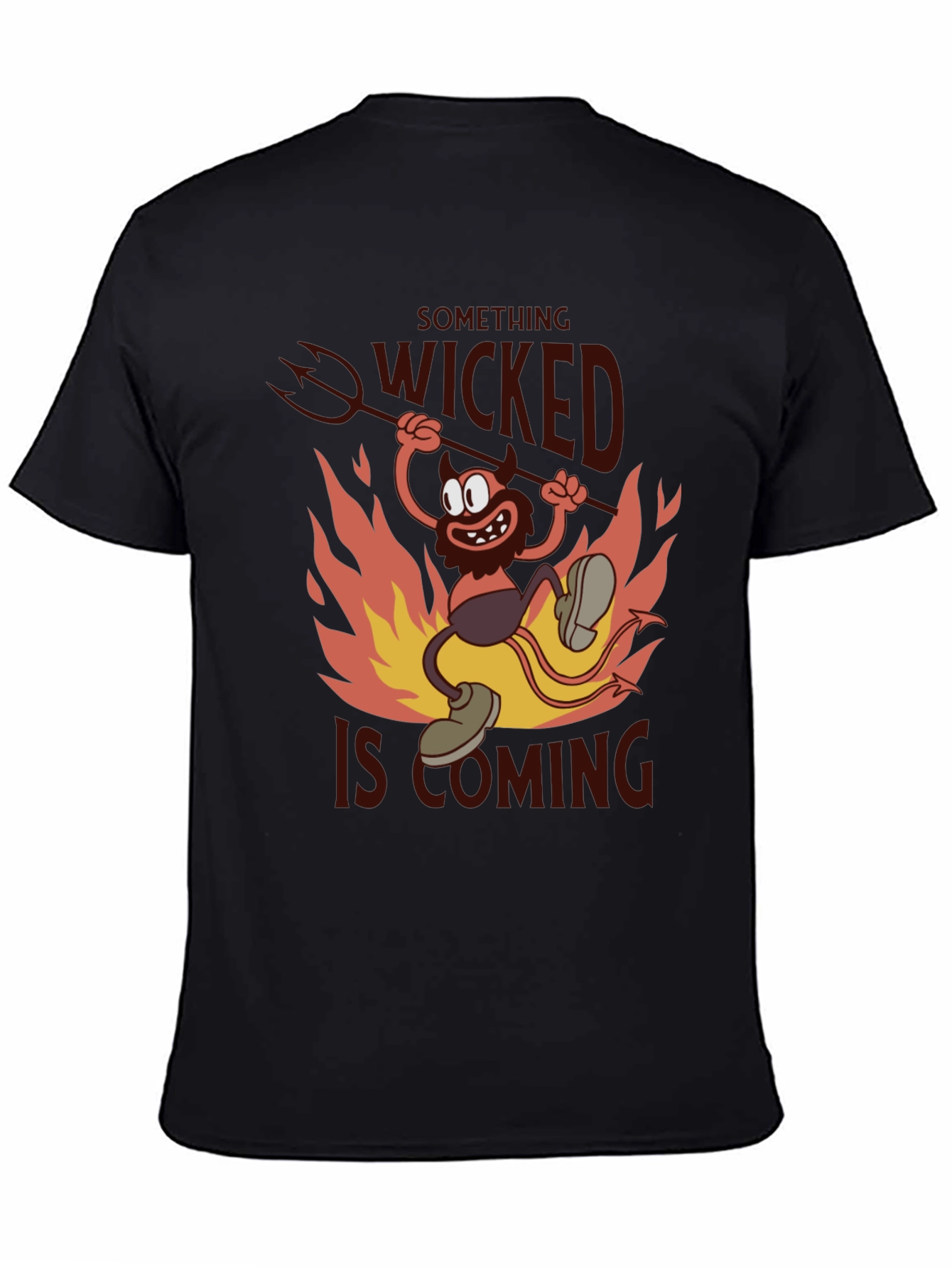 Something Wicked T-Shirt - Devil Cartoon Graphic Tee