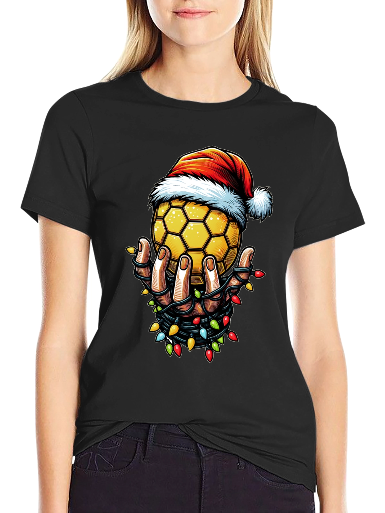 Festive Handball Christmas T-Shirt