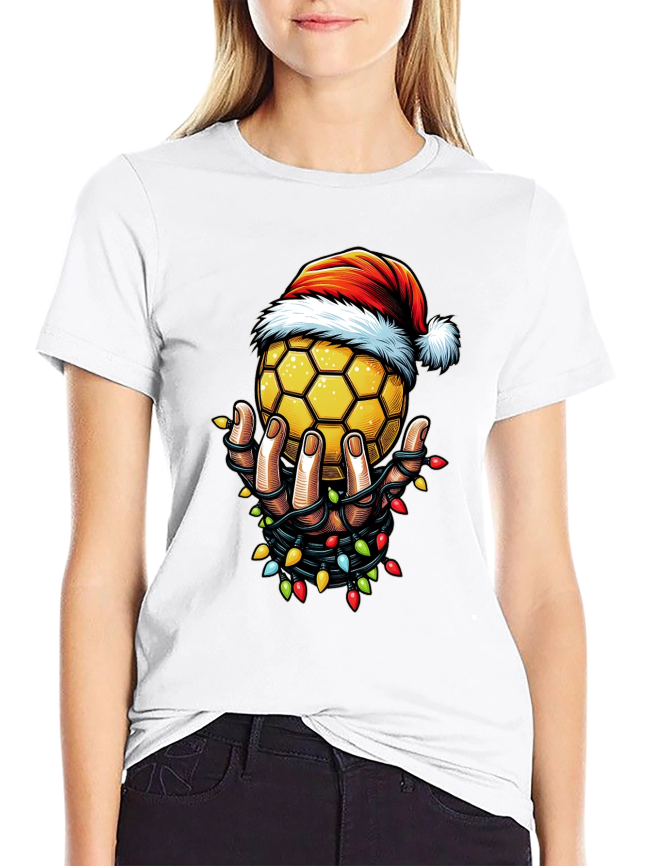 Festive Handball Christmas T-Shirt