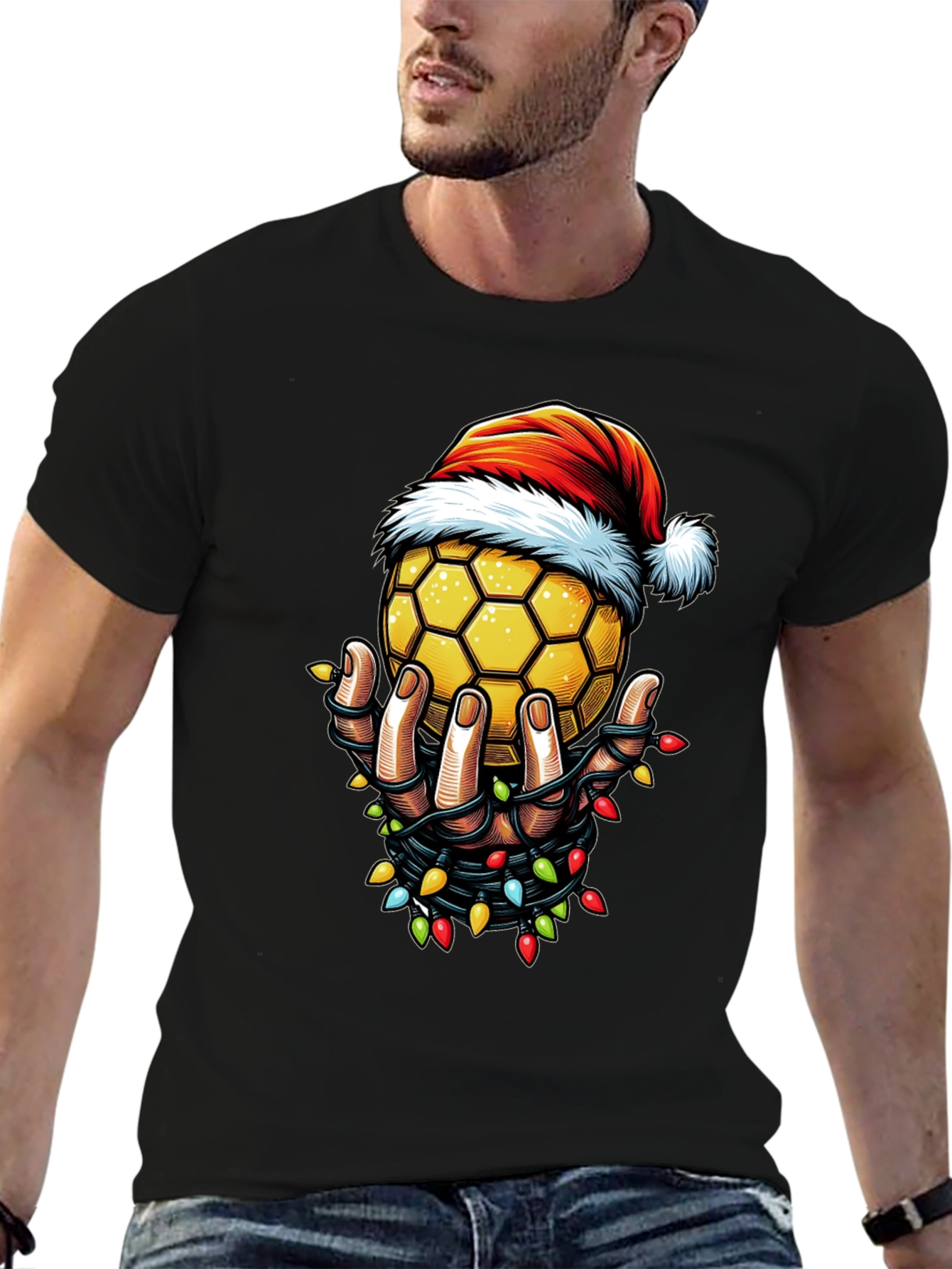 Festive Handball Christmas T-Shirt