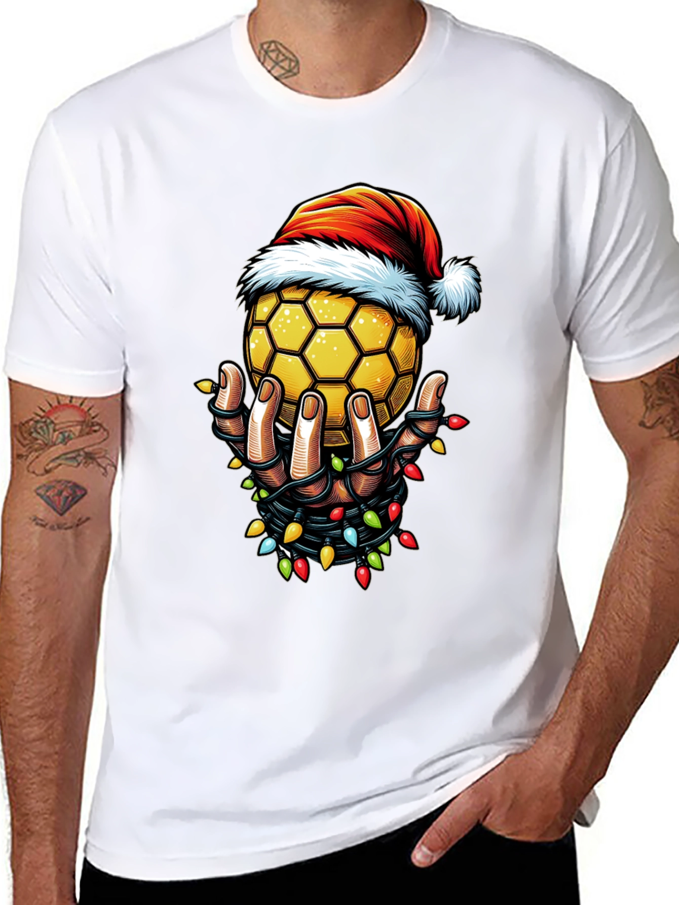Festive Handball Christmas T-Shirt