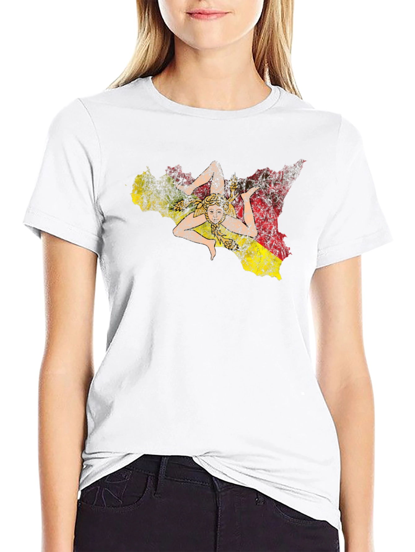 Sicily Trinacria Symbol T-Shirt