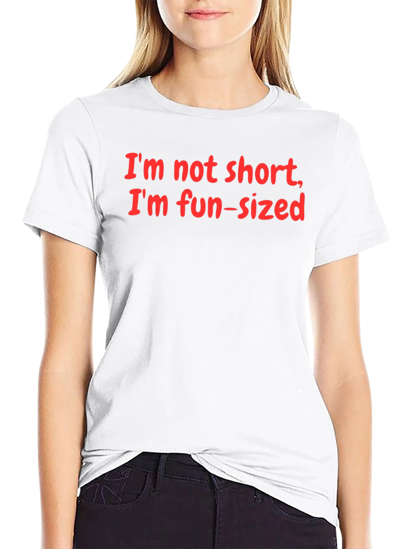 Fun-Sized Slogan Tee - Black