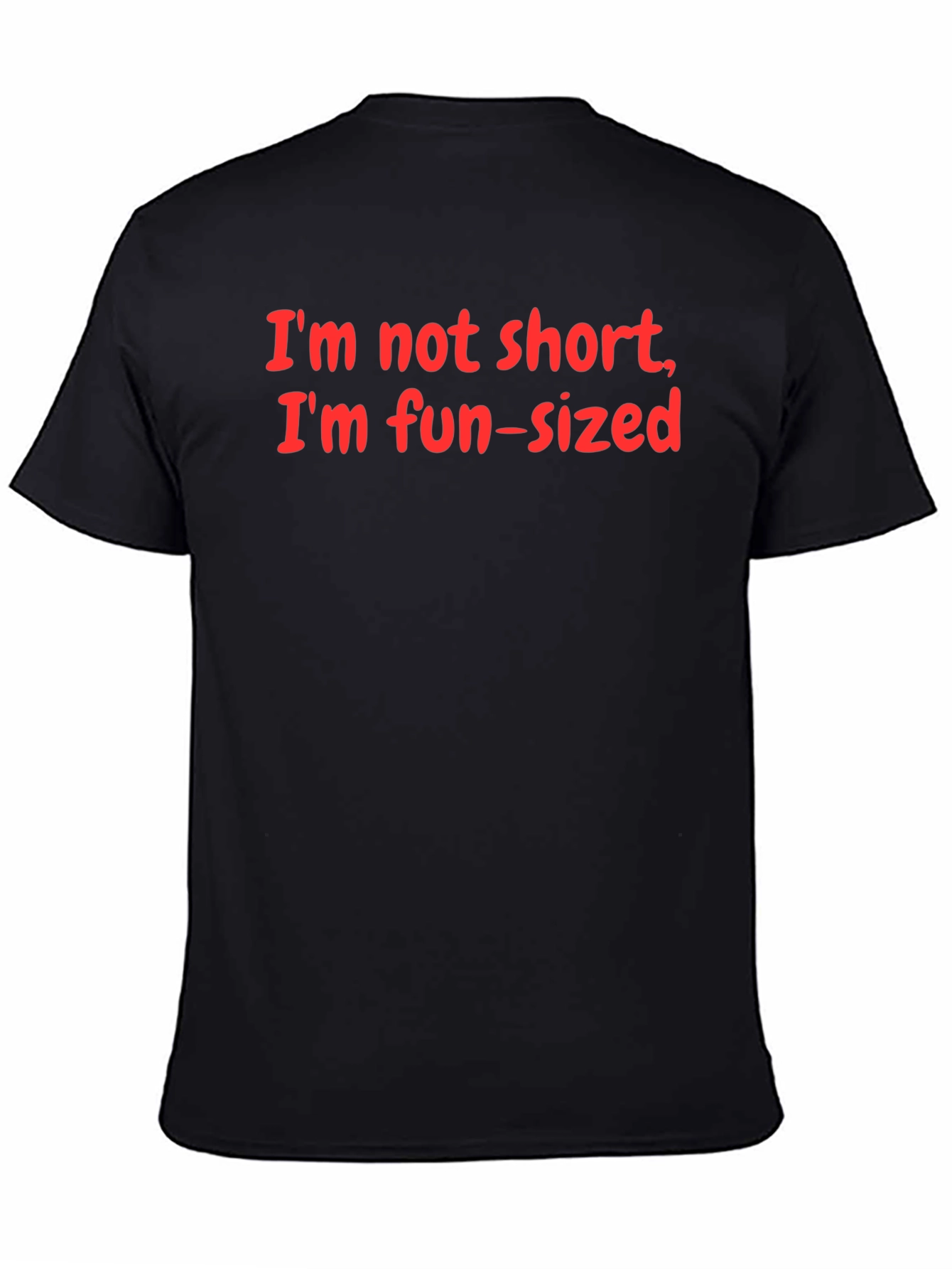 Fun-Sized Slogan Tee - Black