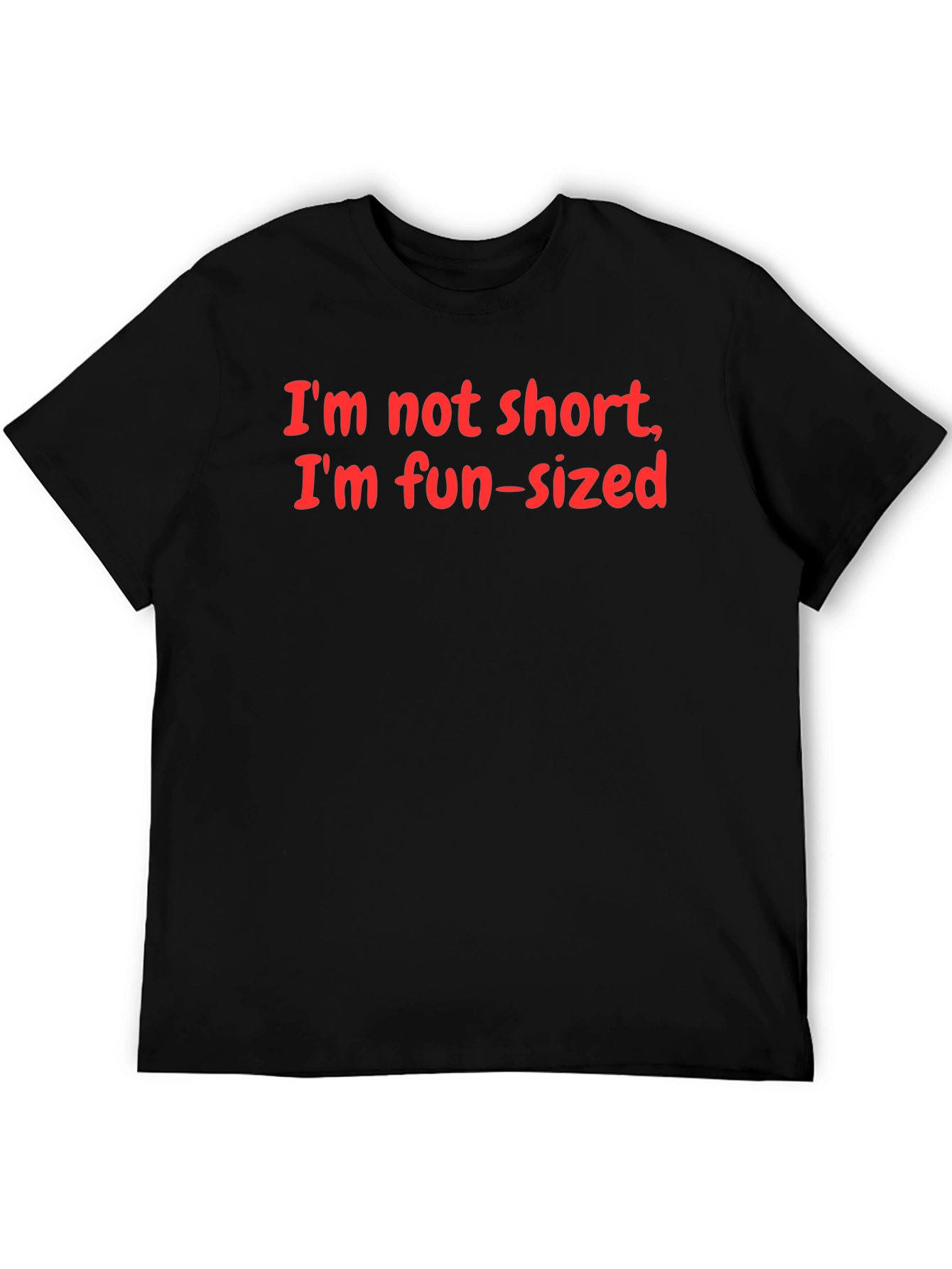 Fun-Sized Slogan Tee - Black