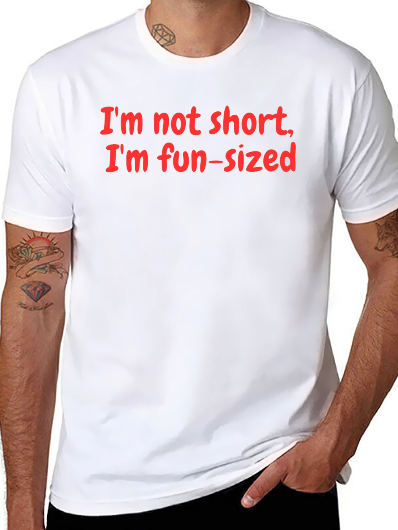 Fun-Sized Slogan Tee - Black