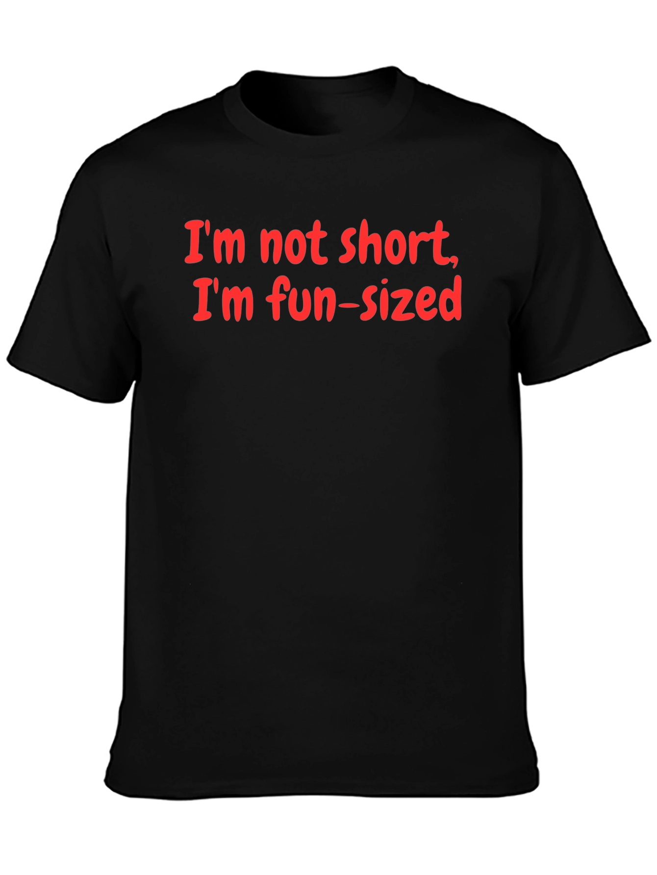 Fun-Sized Slogan Tee - Black