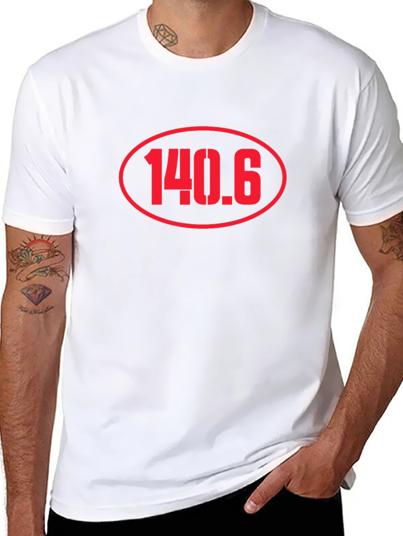 140.6 Triathlon Black T-Shirt