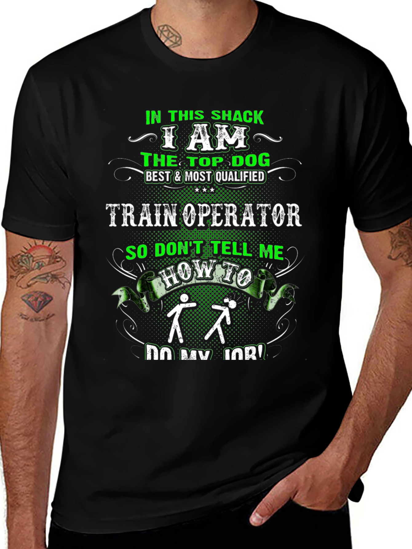 Train Operator Graphic T-Shirt - Top Dog