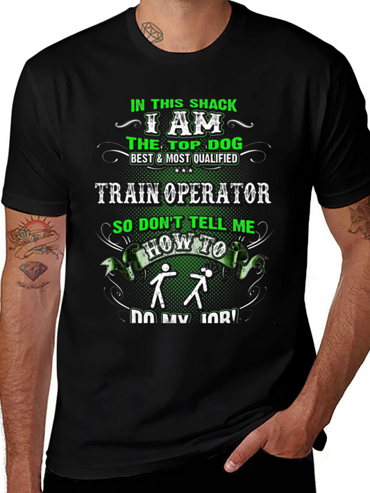 Train Operator Graphic T-Shirt - Top Dog
