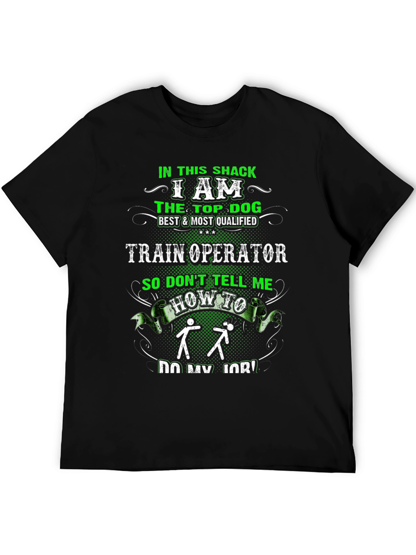 Train Operator Graphic T-Shirt - Top Dog
