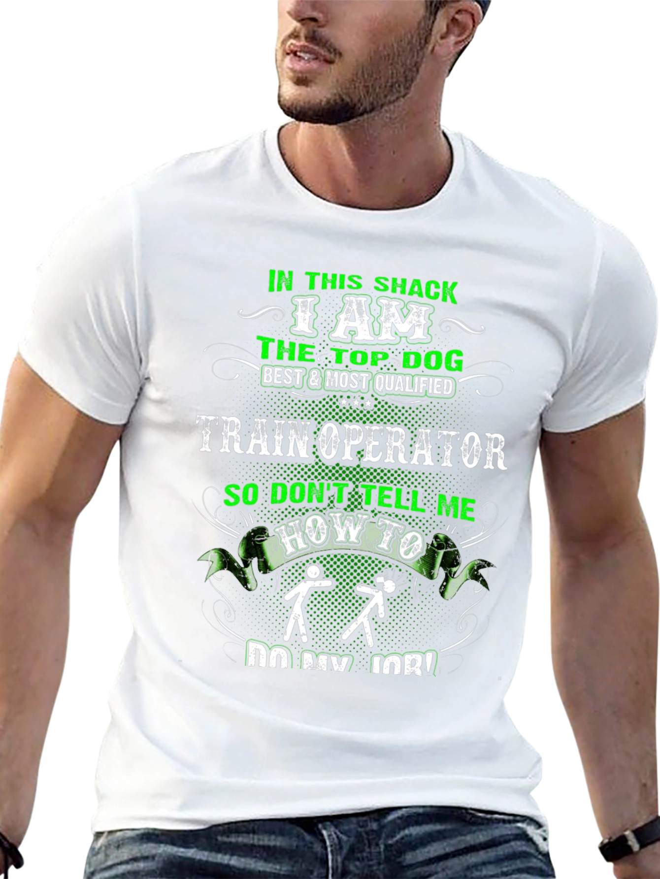 Train Operator Graphic T-Shirt - Top Dog